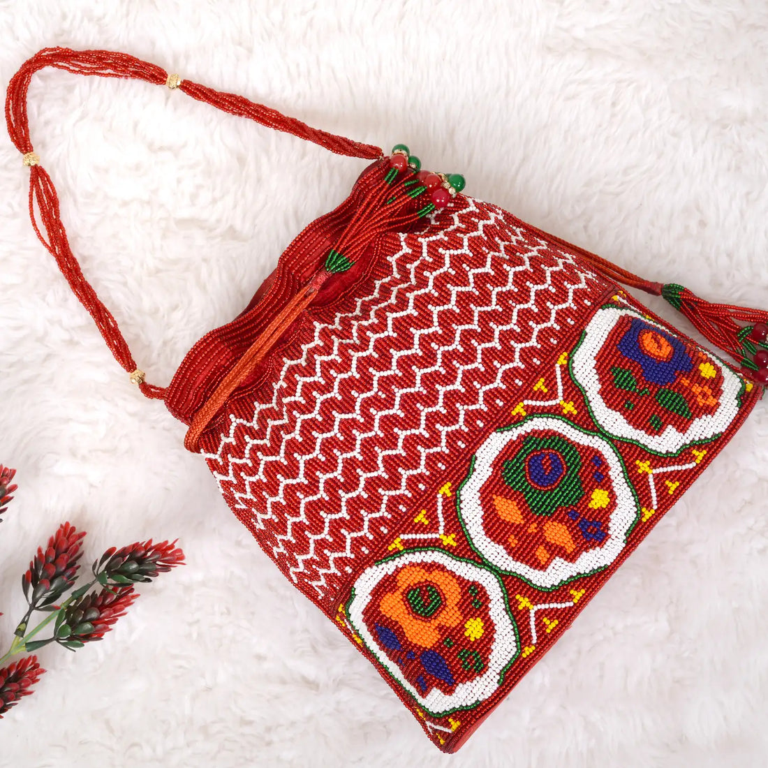 Moti Patola Beaded Batva