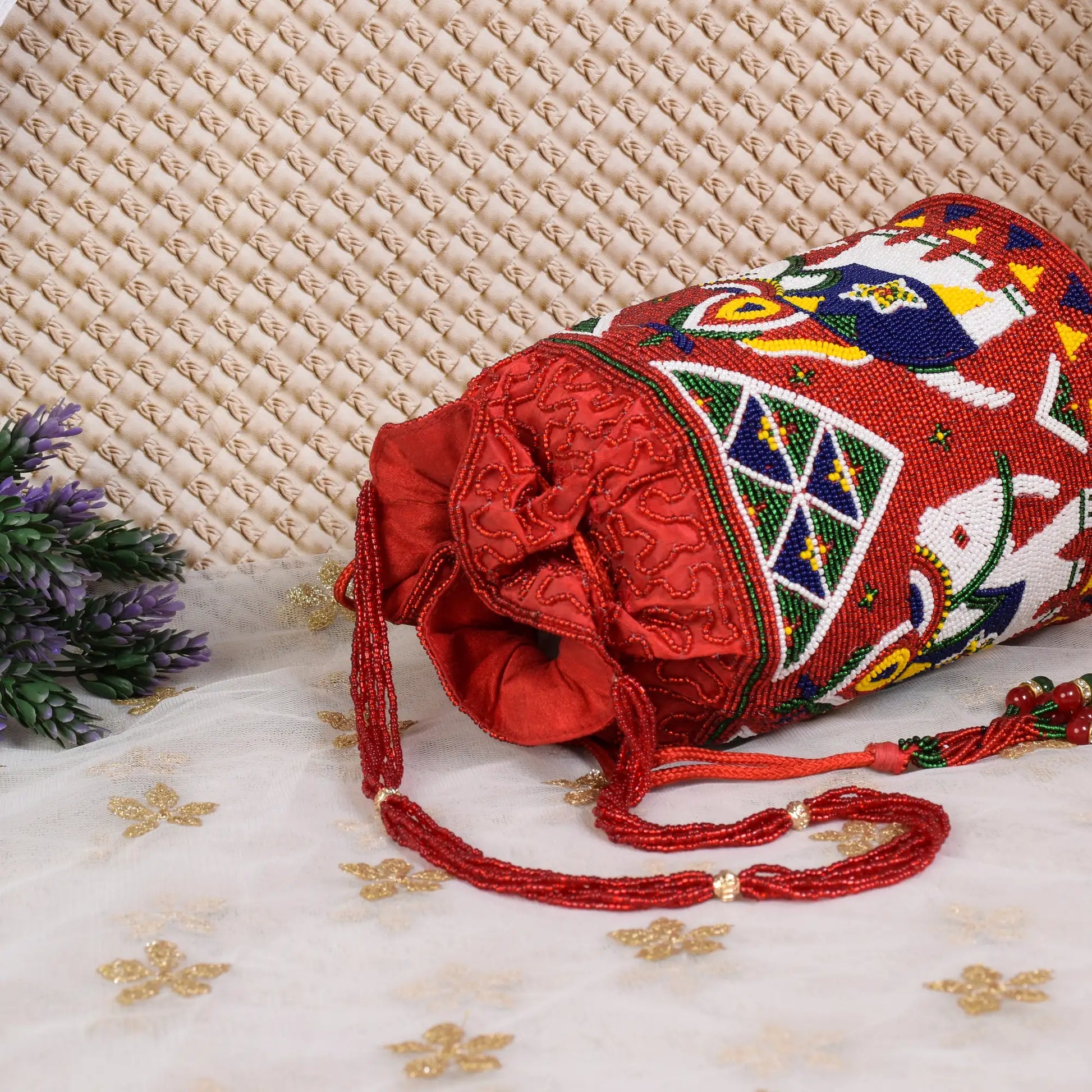 Moti Patola Beaded Batva