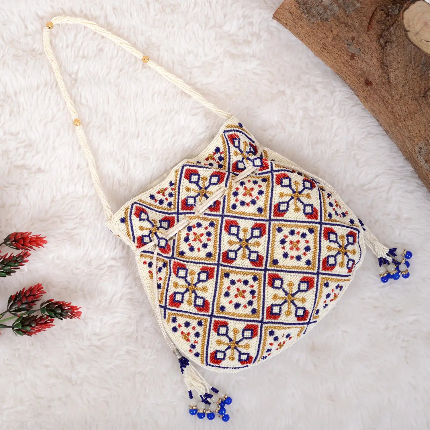 Moti Patola Beaded Batva