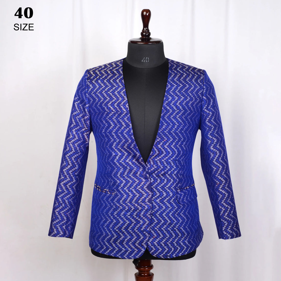 Women Blazer Single Ikat Patola