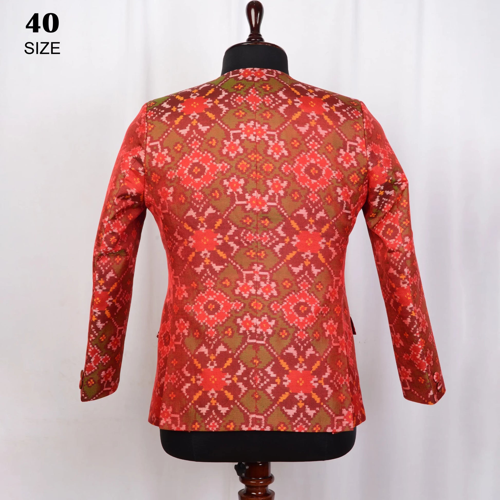 Women Blazer Single Ikat Patola
