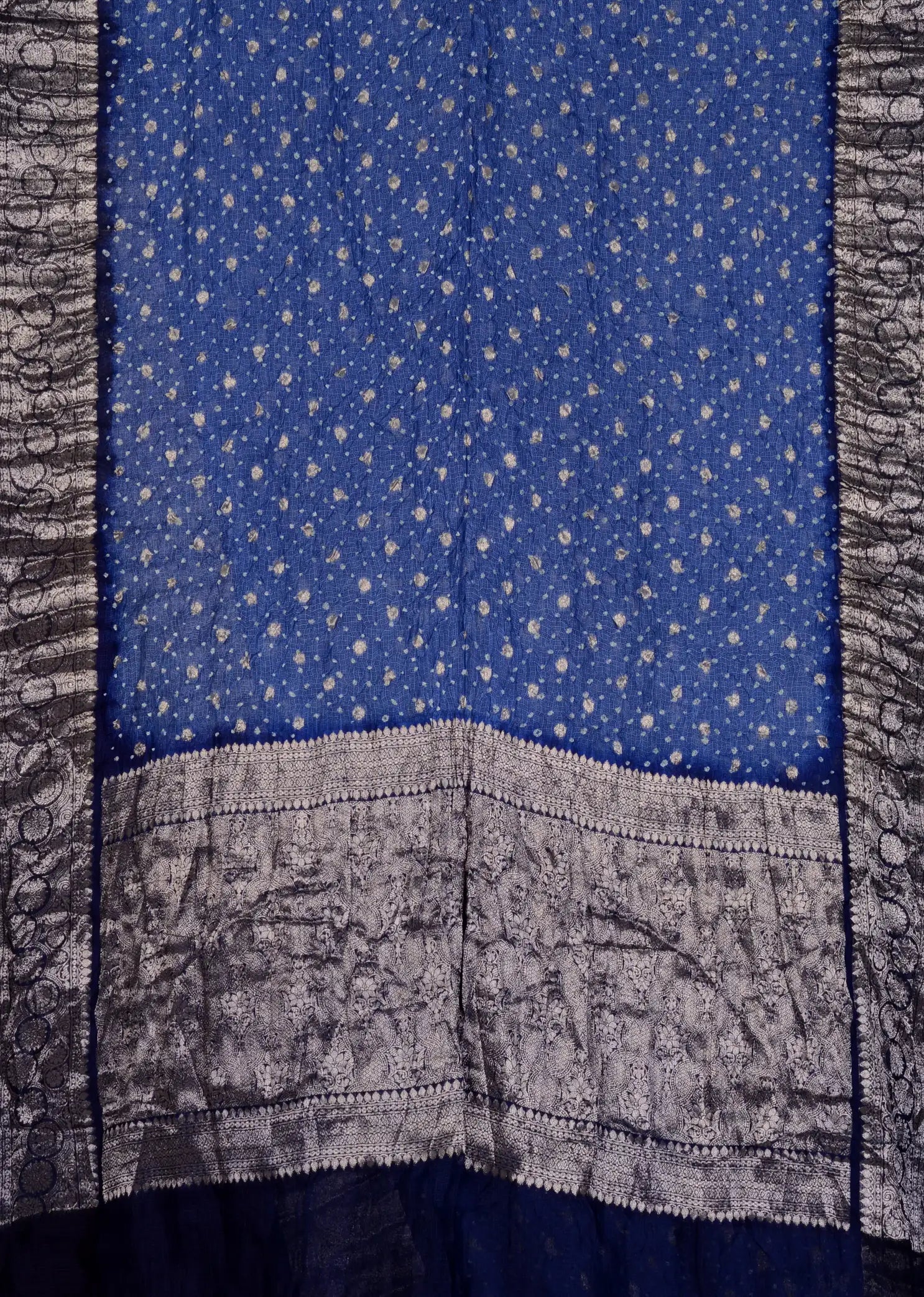 Kota Doriya Banarasi Weave Bandhani Saree