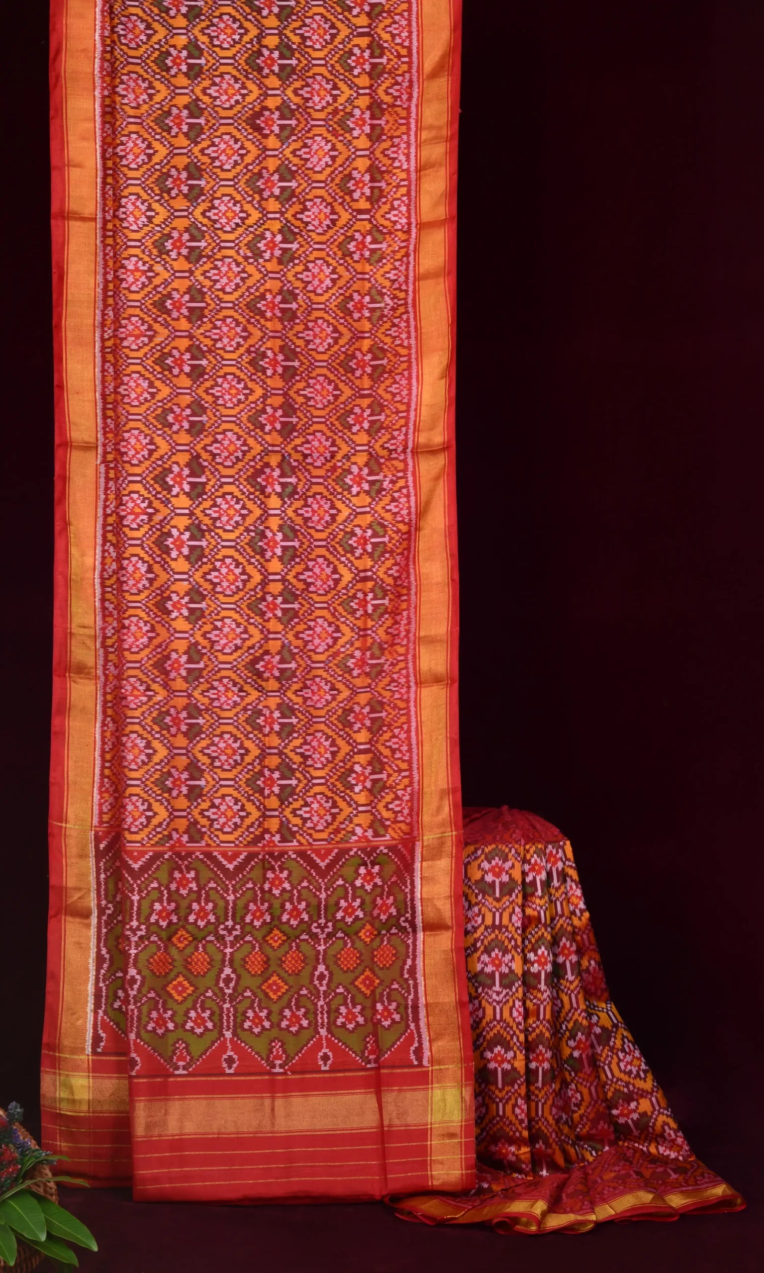 Single Ikat Patola Saree