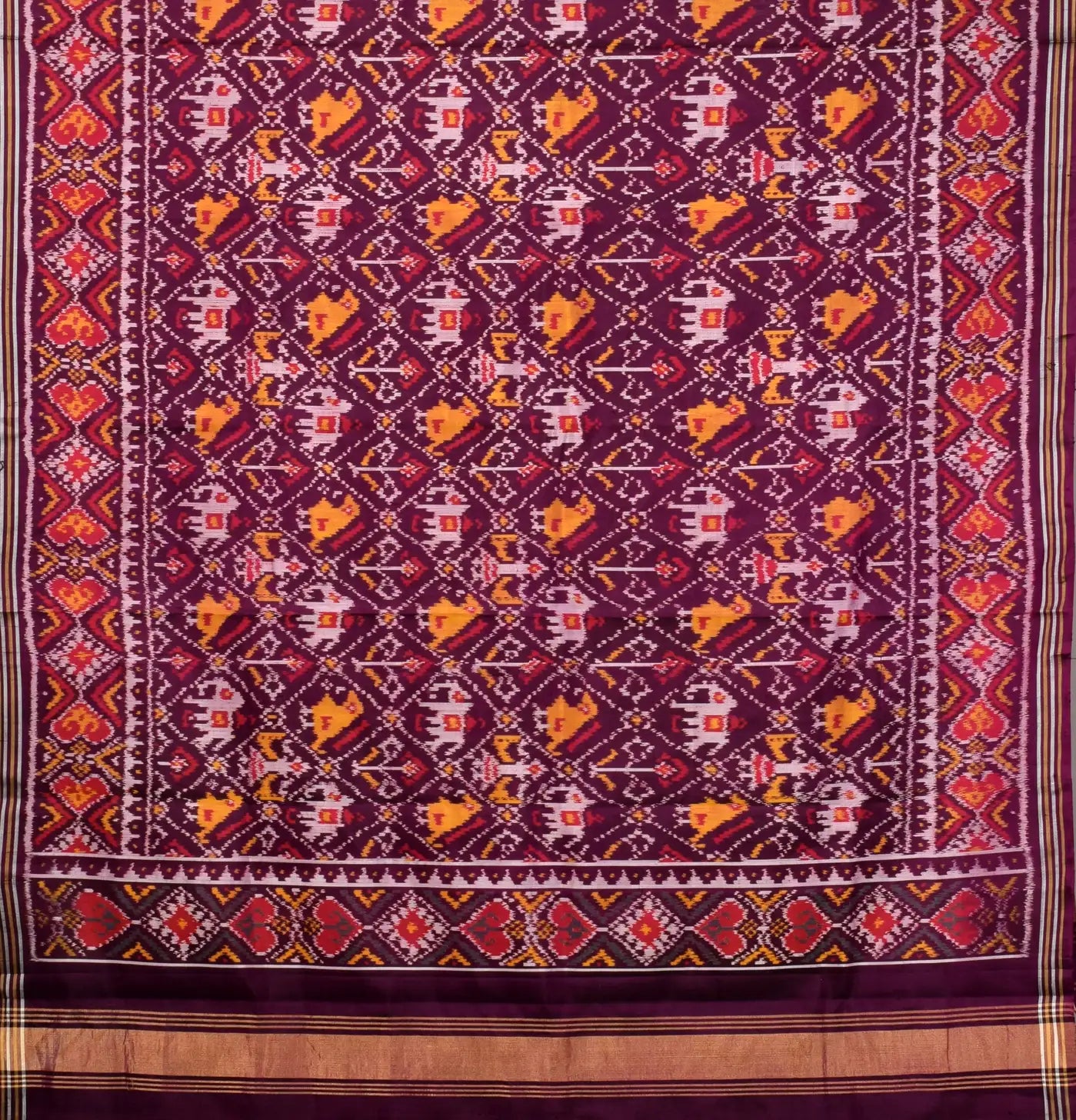 Single Ikat Patola Dupatta
