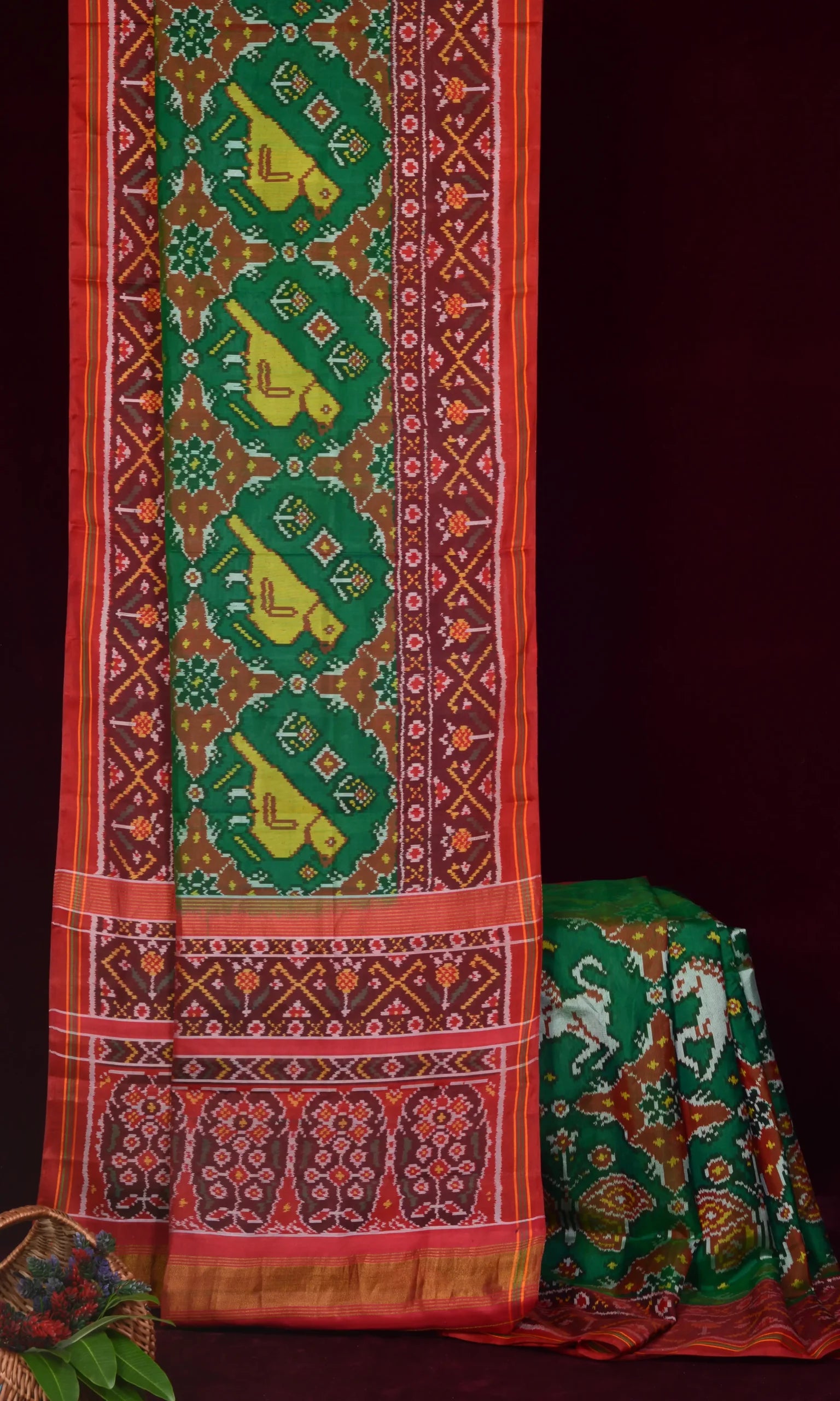 Single Ikat Patola Saree