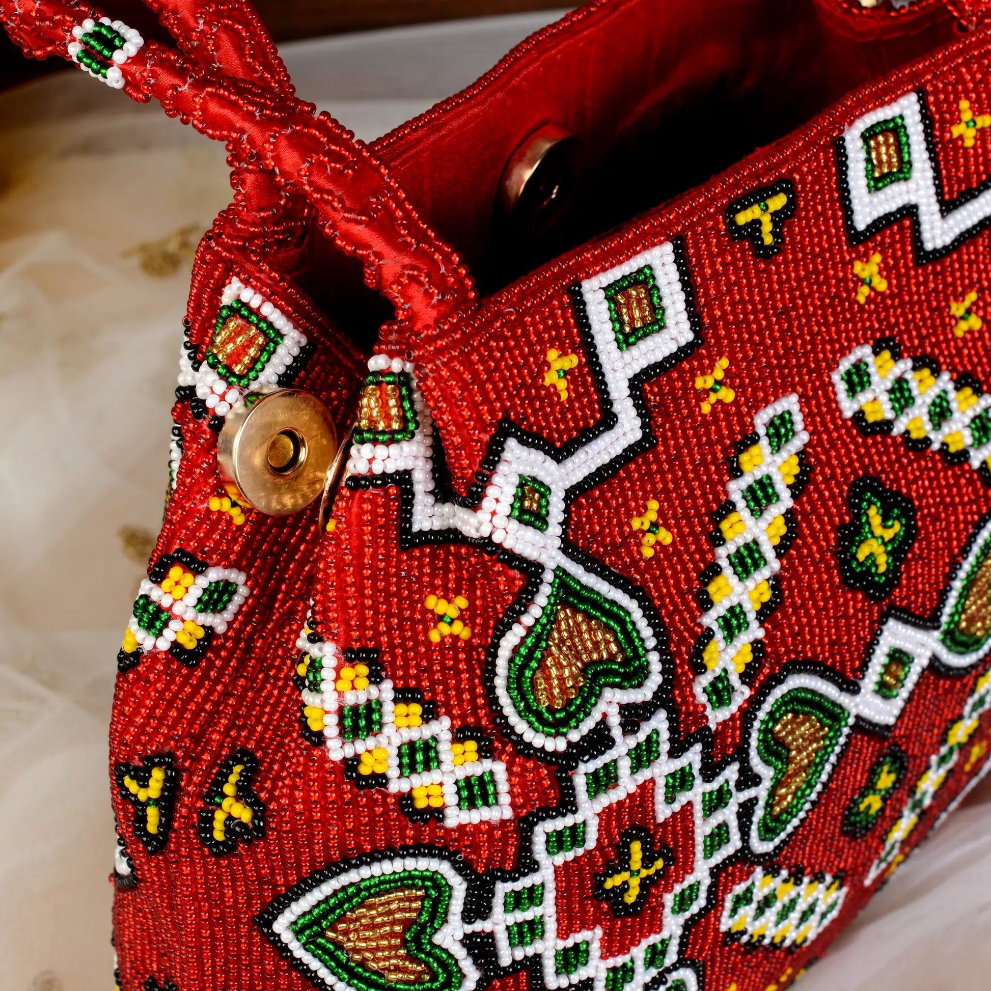 Patola Beaded Batva