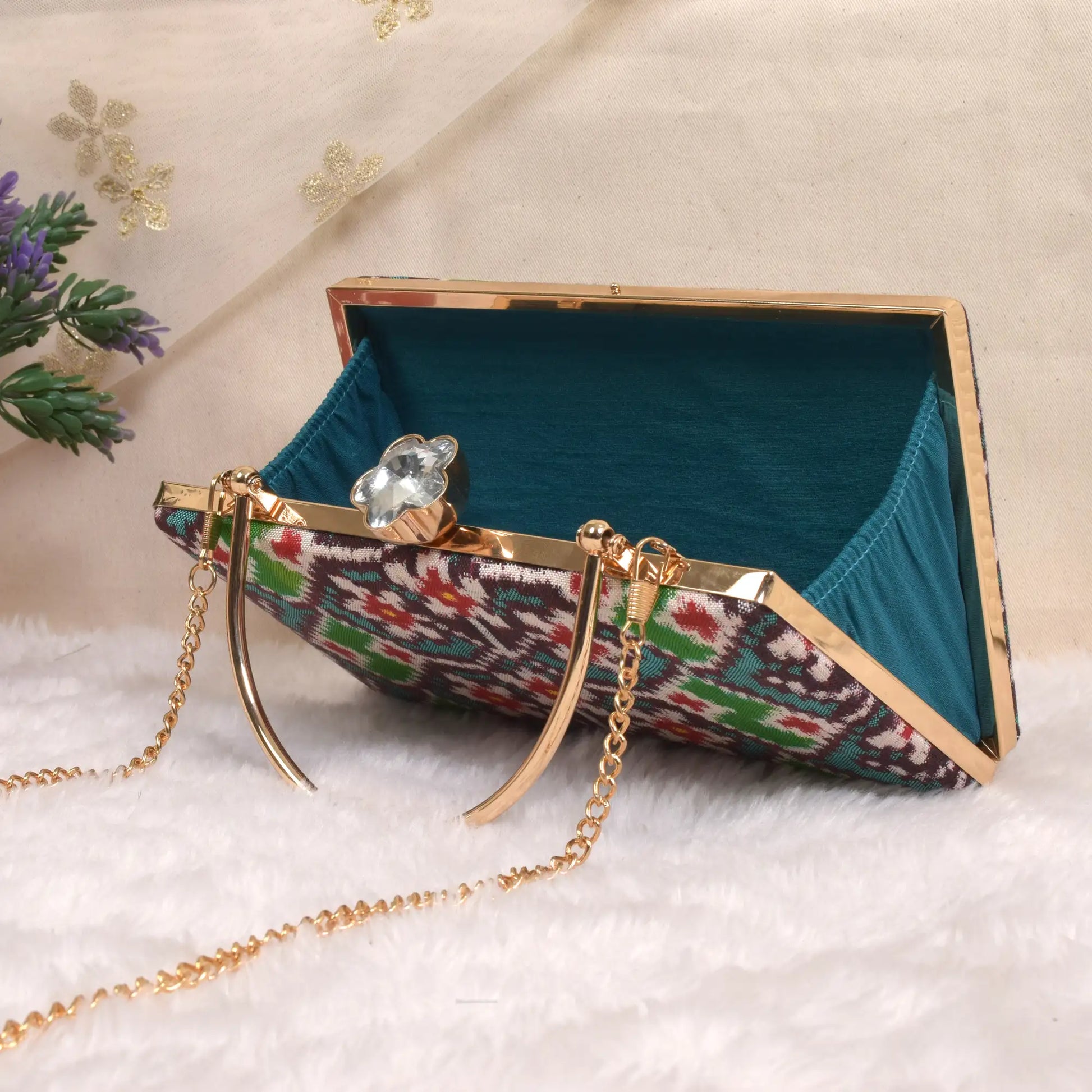 Double Ikat Patola Clutch