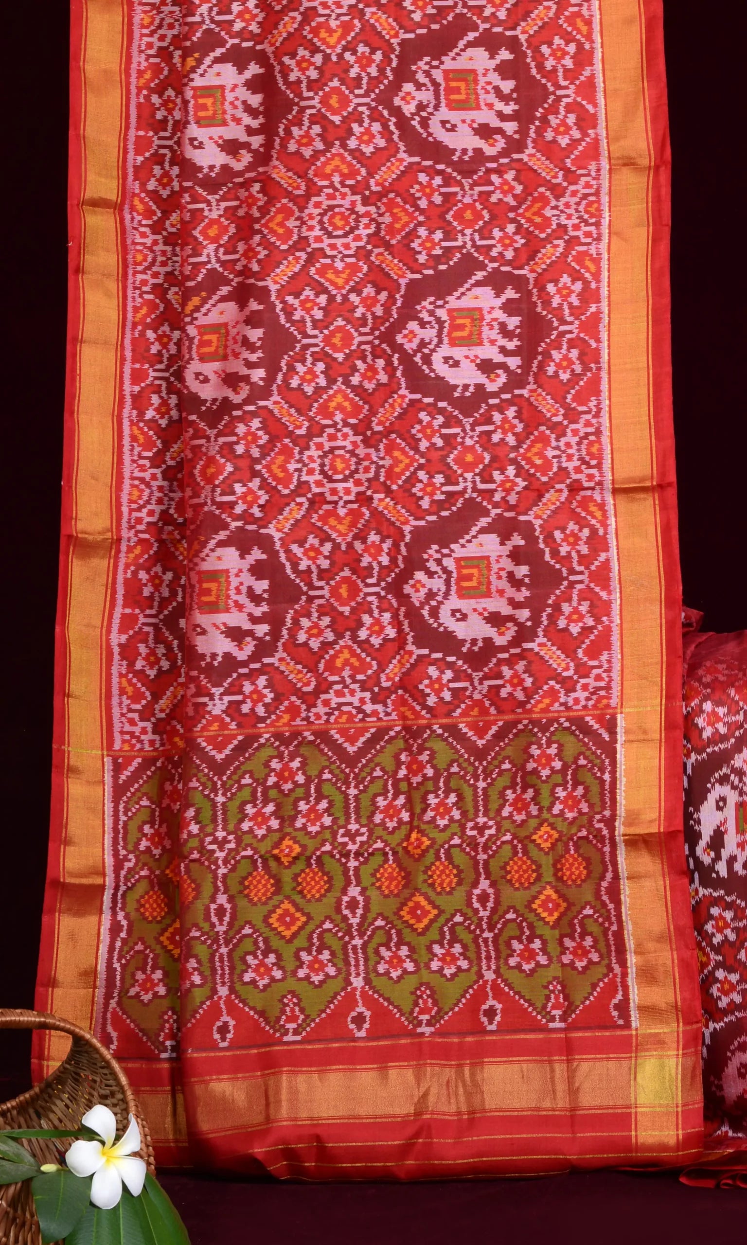 Single Ikat Patola Saree