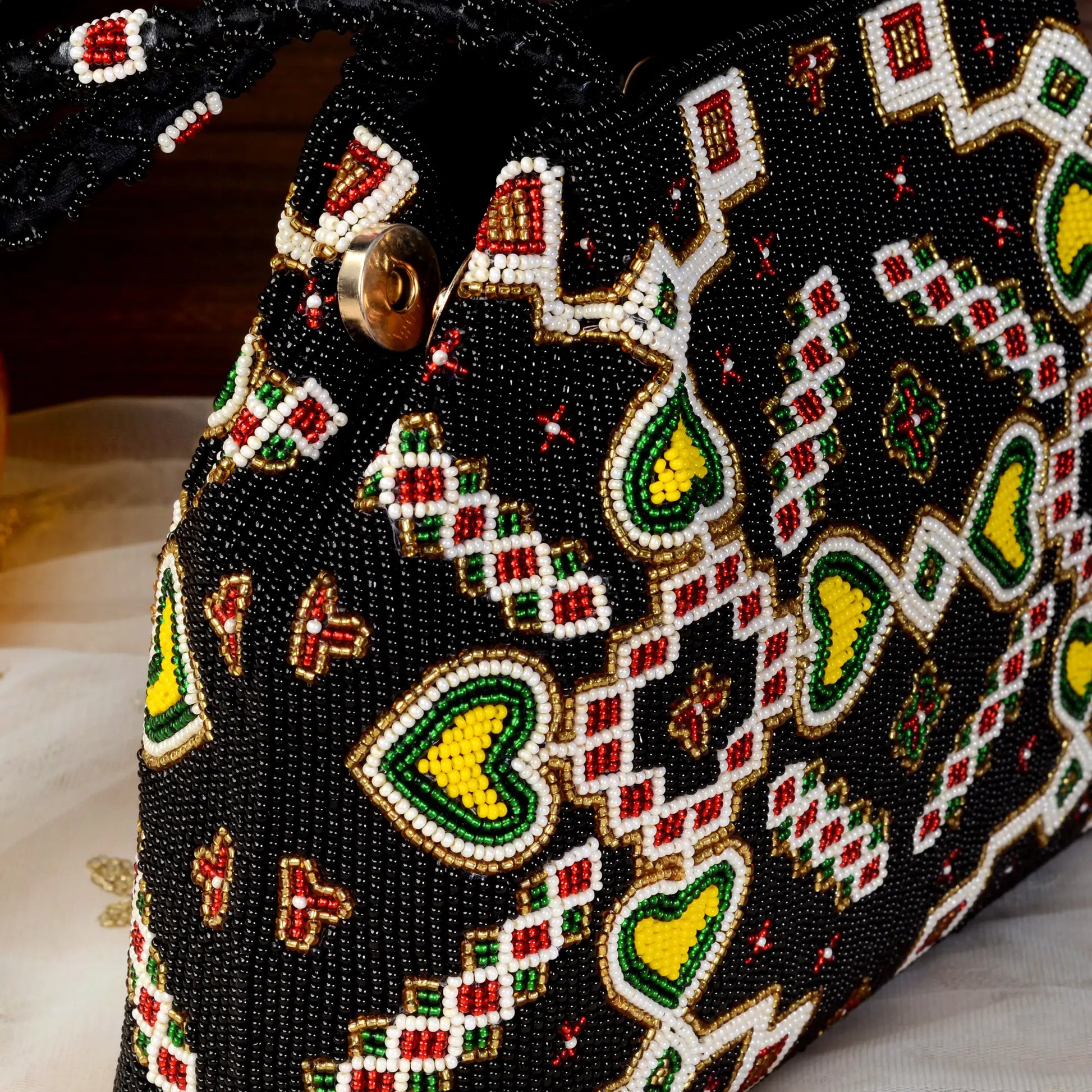 Patola Beaded Batva