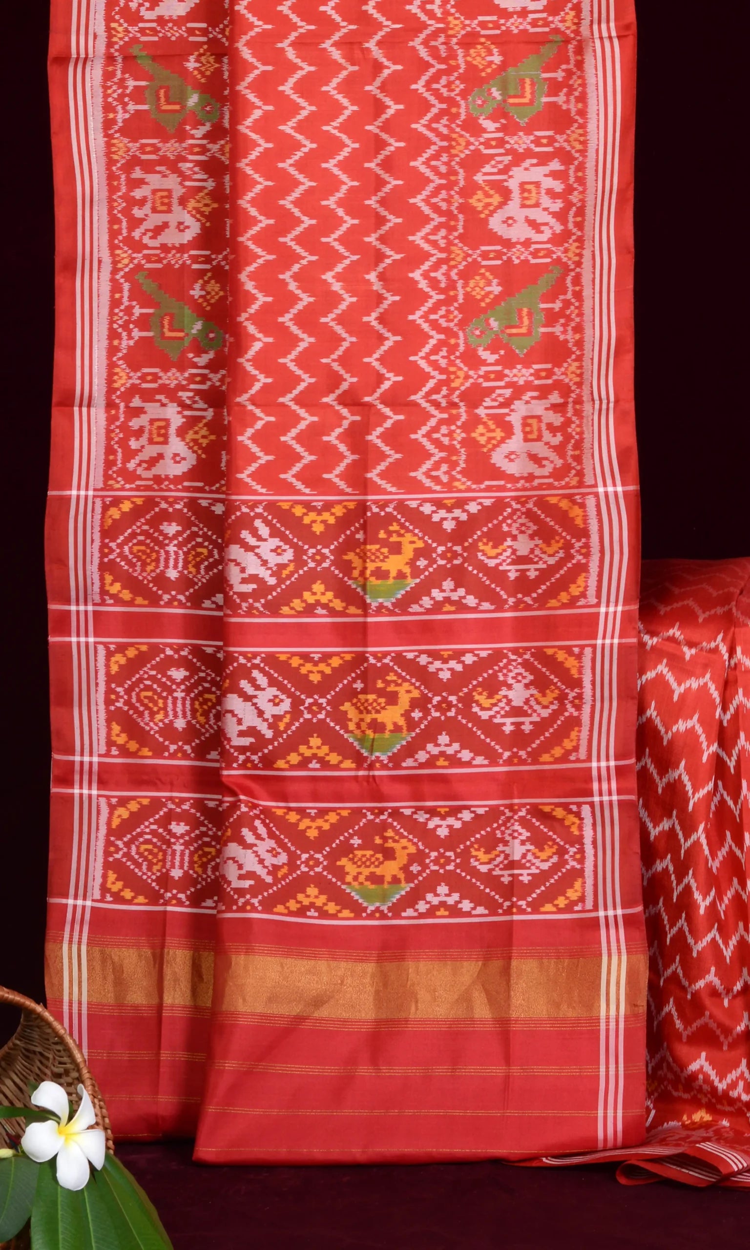 Single Ikat Patola Saree