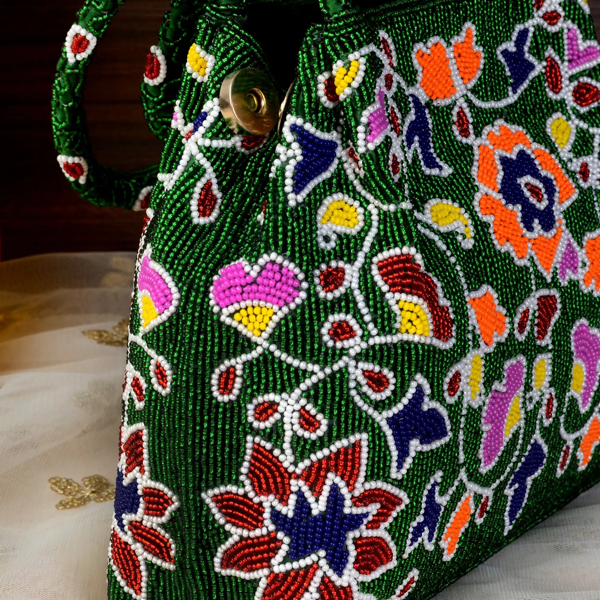 Patola Beaded Batva