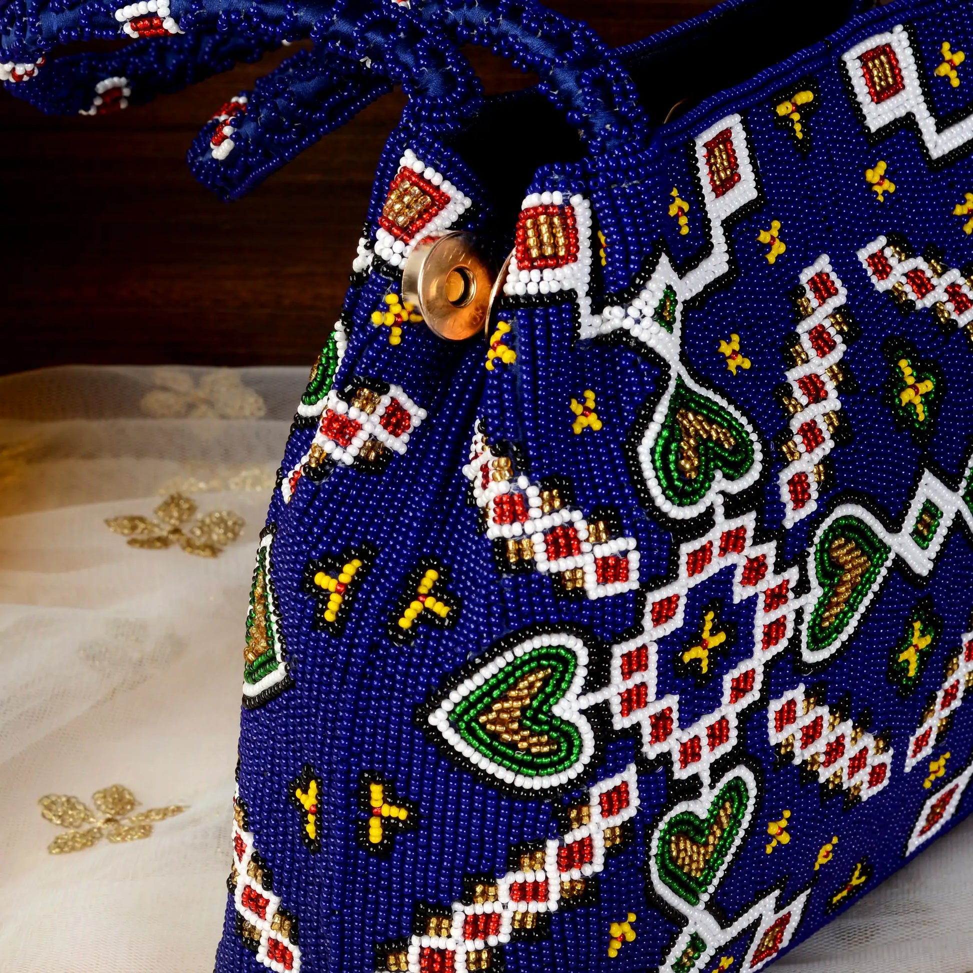 Patola Beaded Batva