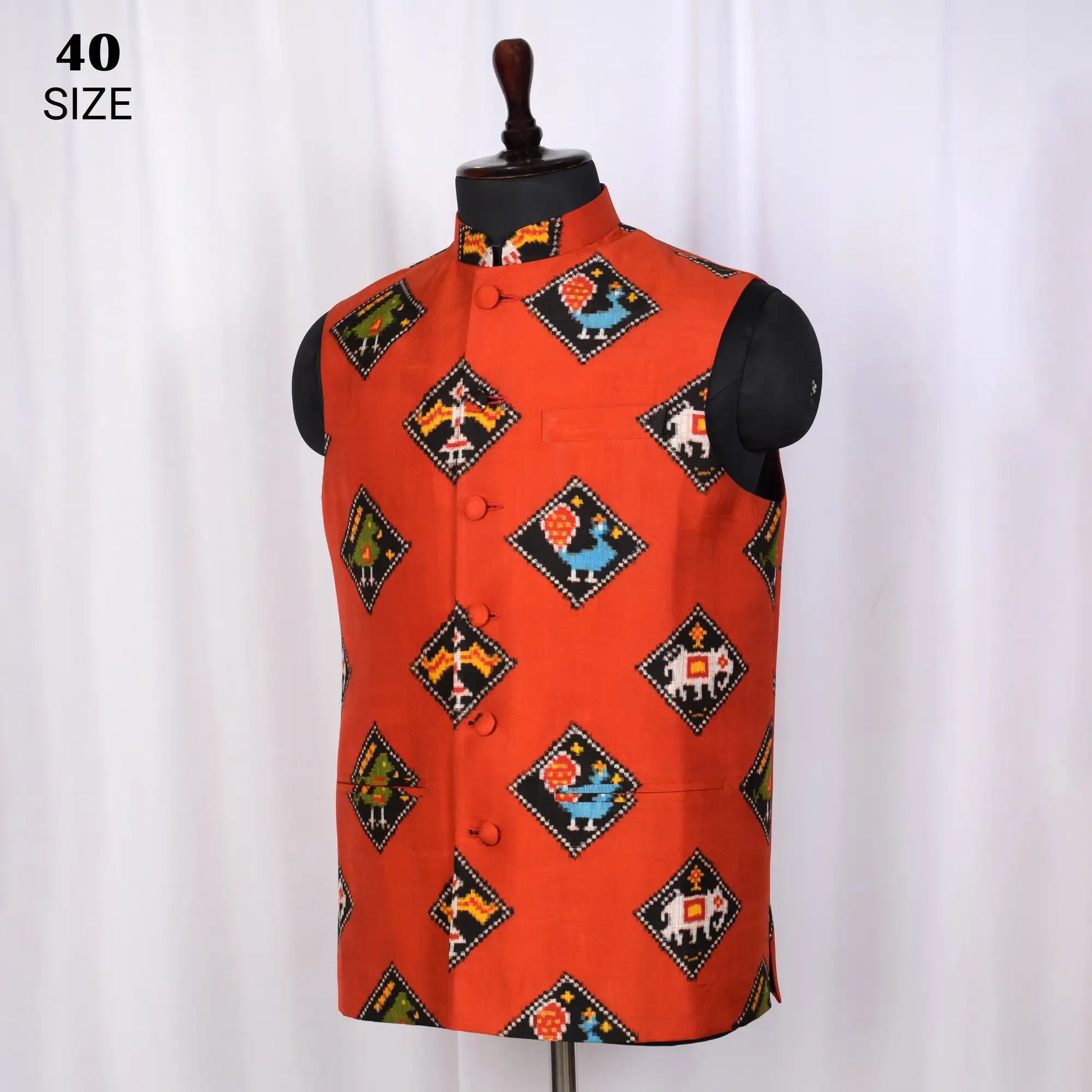 Modi Jacket Double Ikat Patola