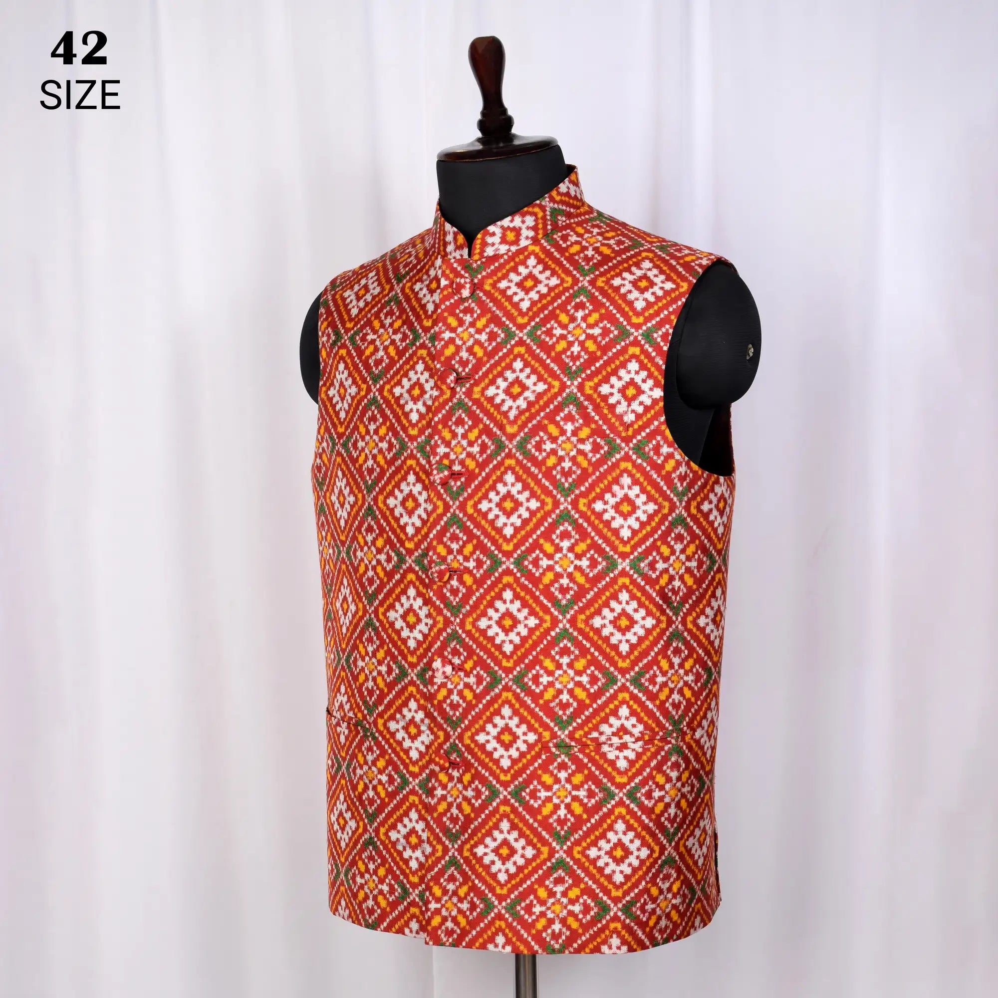 Modi Jacket Double Ikat Patola