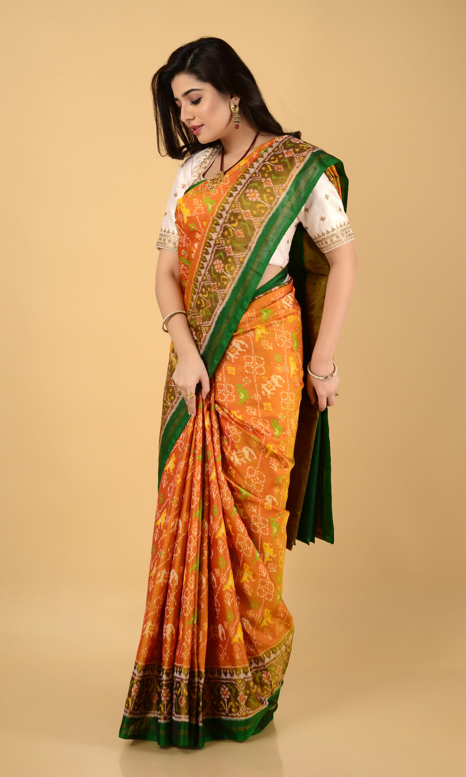 Rajkoti Patola Saree