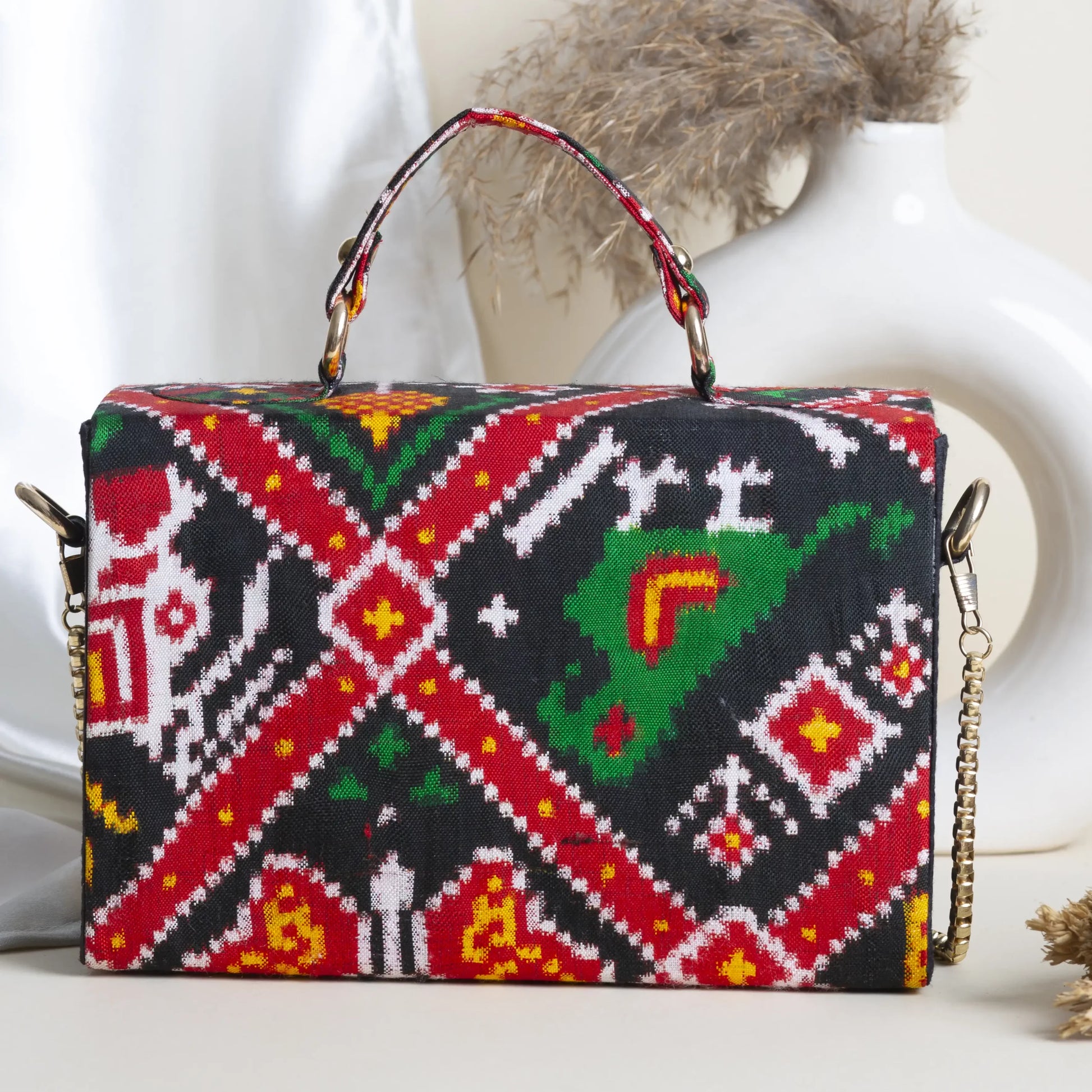 Double Ikat Patola Clutch