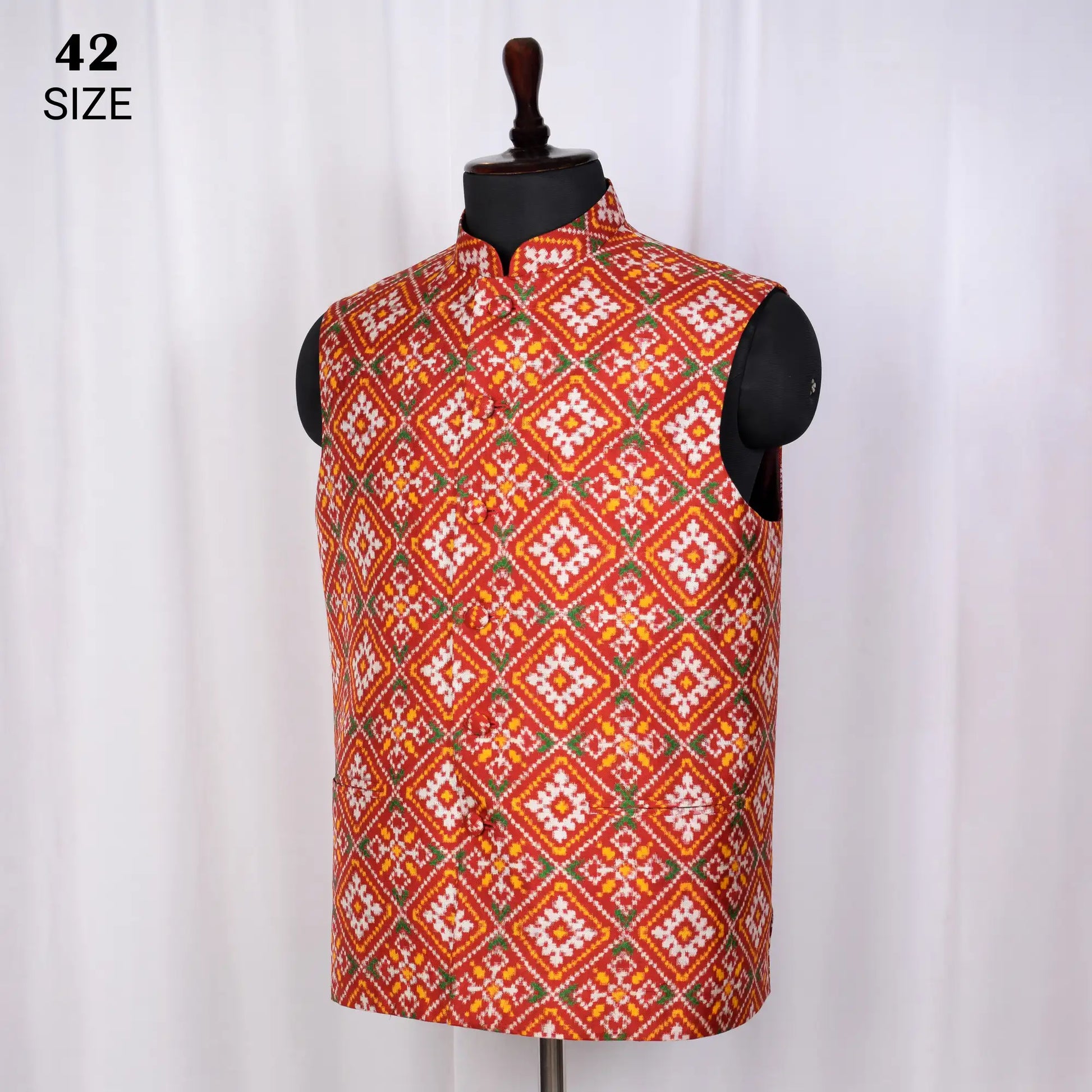 Modi Jacket Double Ikat Patola