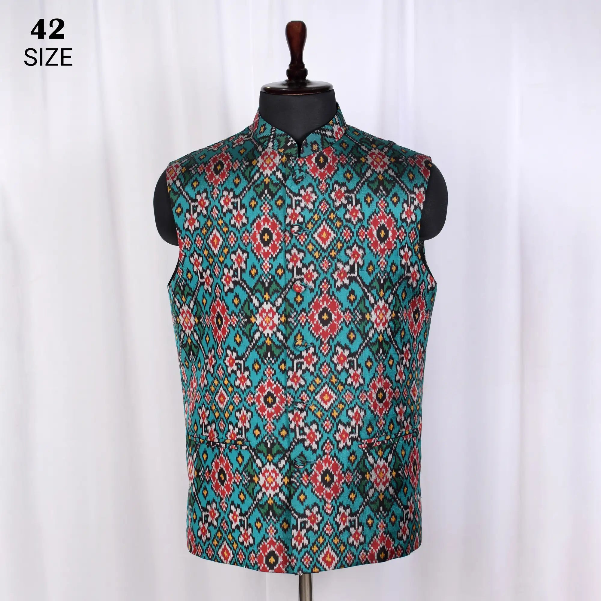 Modi Jacket Single Ikat Patola