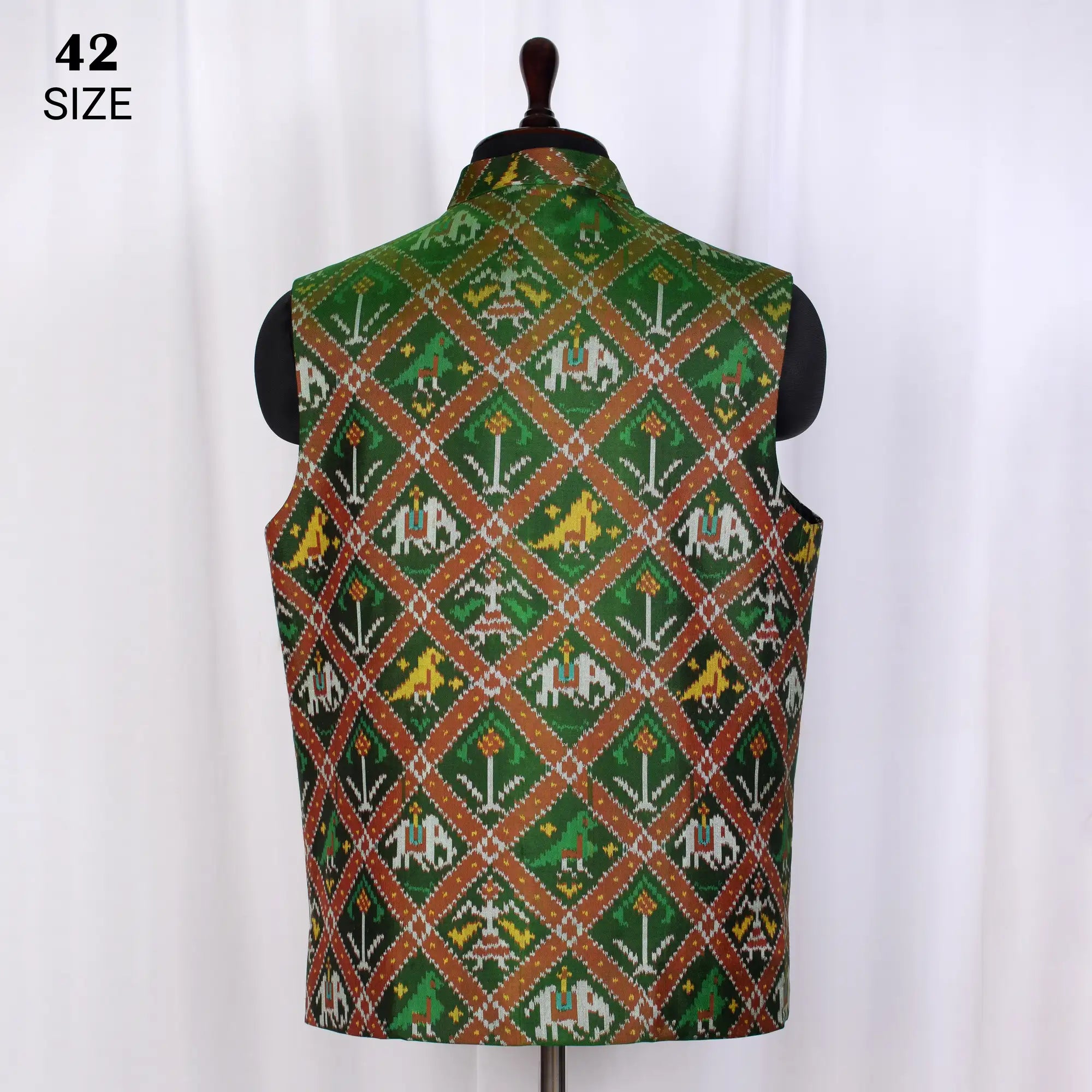 Modi Jacket Single Ikat Patola