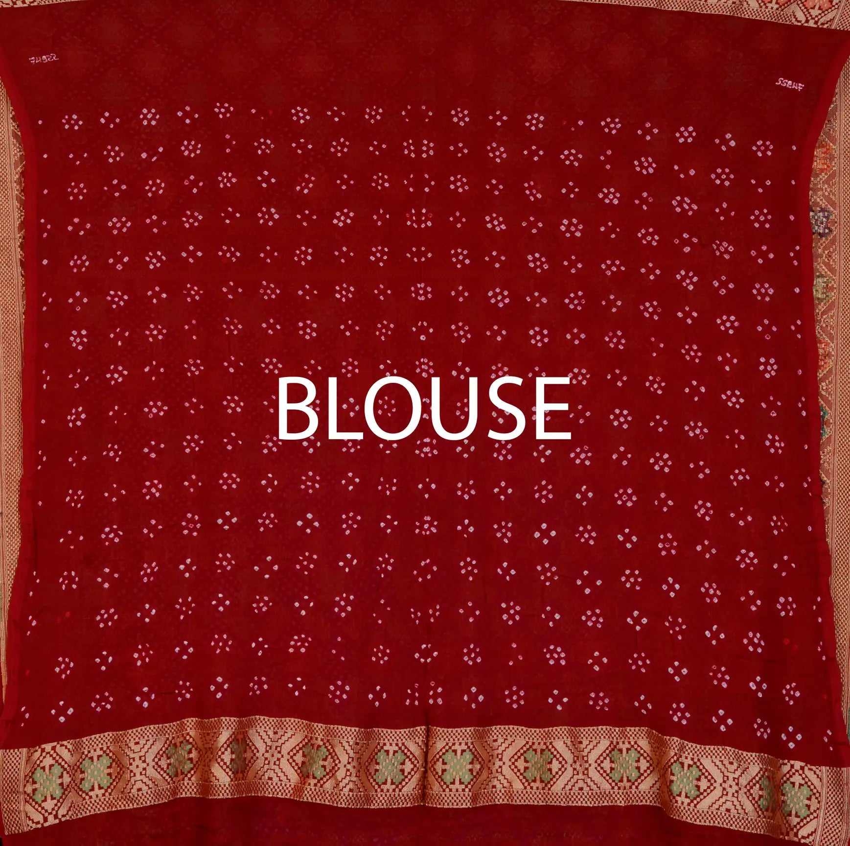 Banarasi Patola Design Weave Bandhani Saree