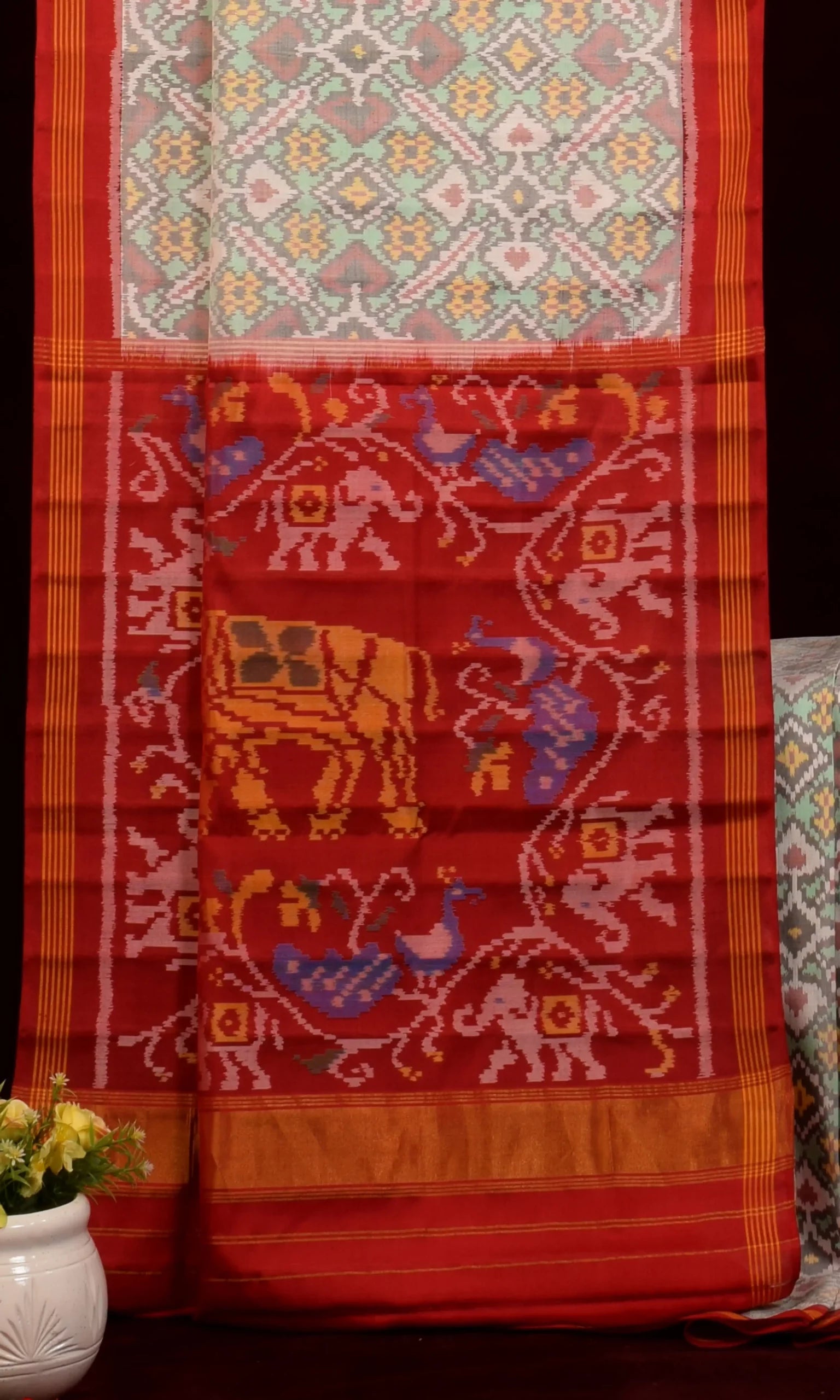 Single Ikat Patola Saree
