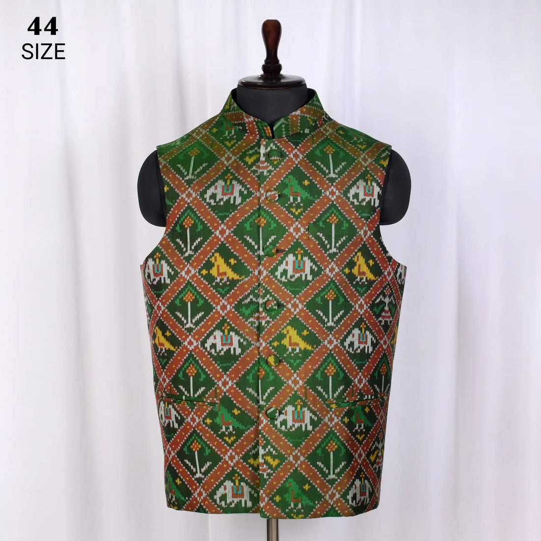 Modi Jacket Single Ikat Patola
