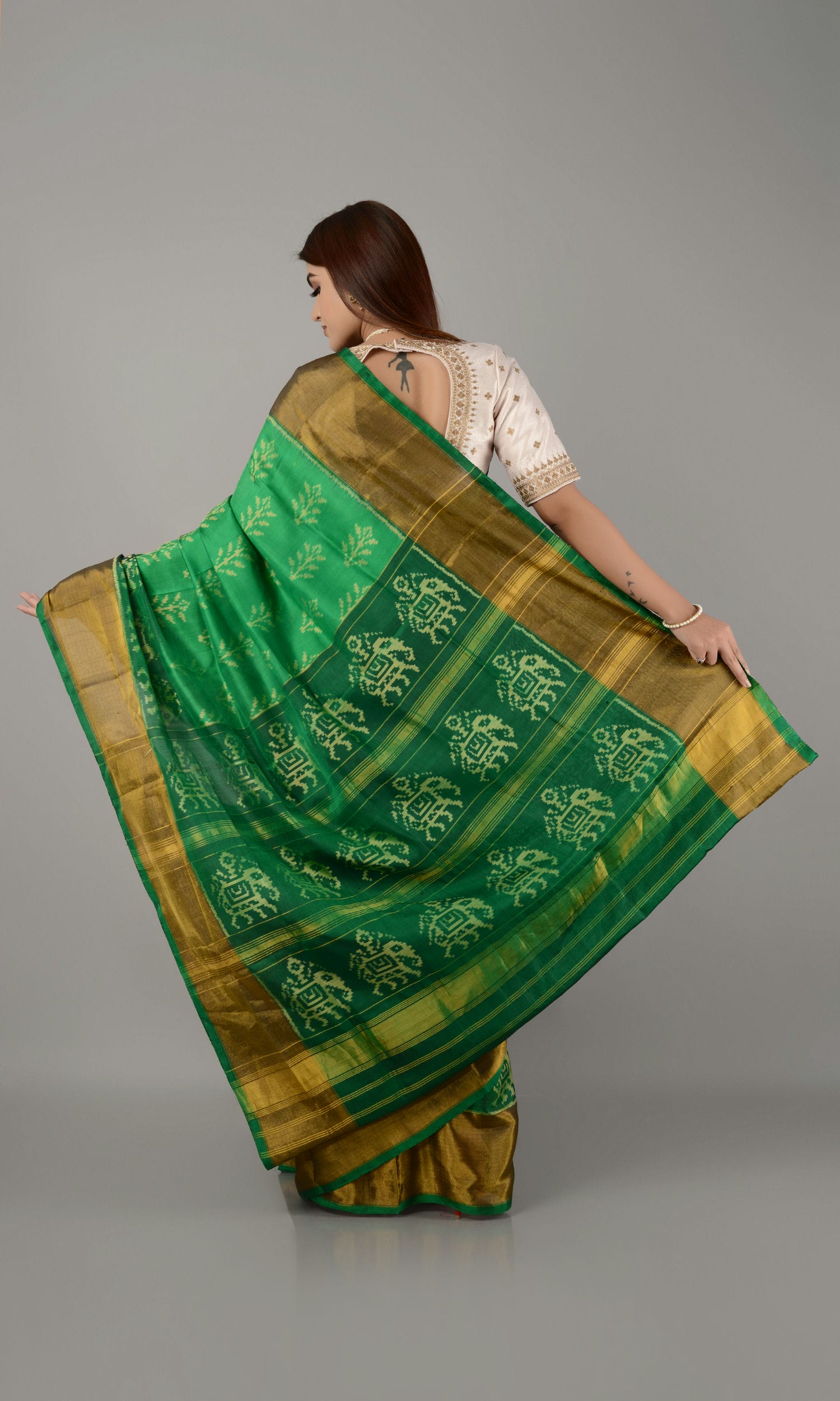 Rajkoti Patola Saree Flower