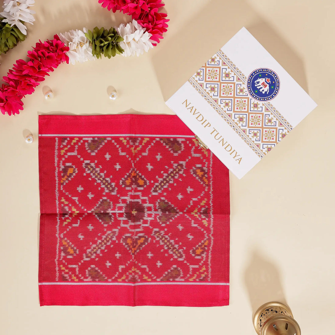 Single Ikat Pocket Square
