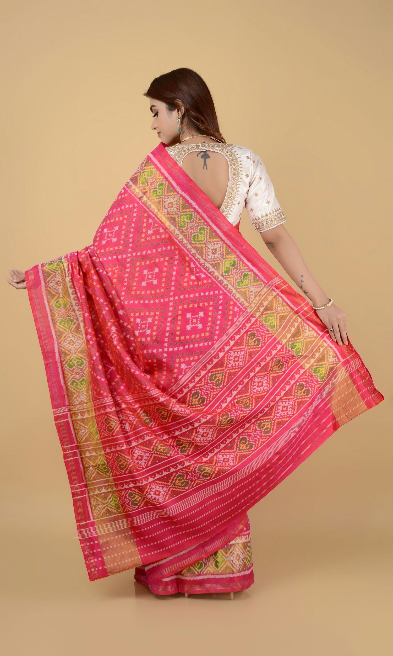 Rajkoti Patola Saree Chanda