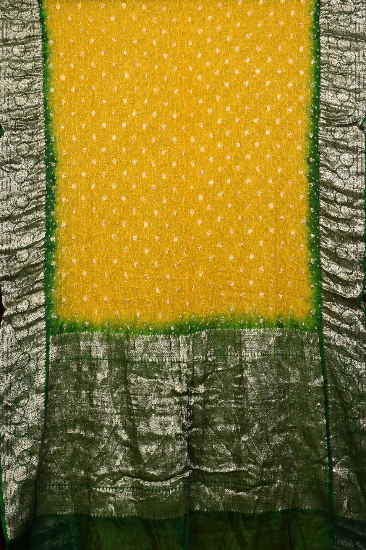 Kota Doriya Banarasi Weave Bandhani Saree