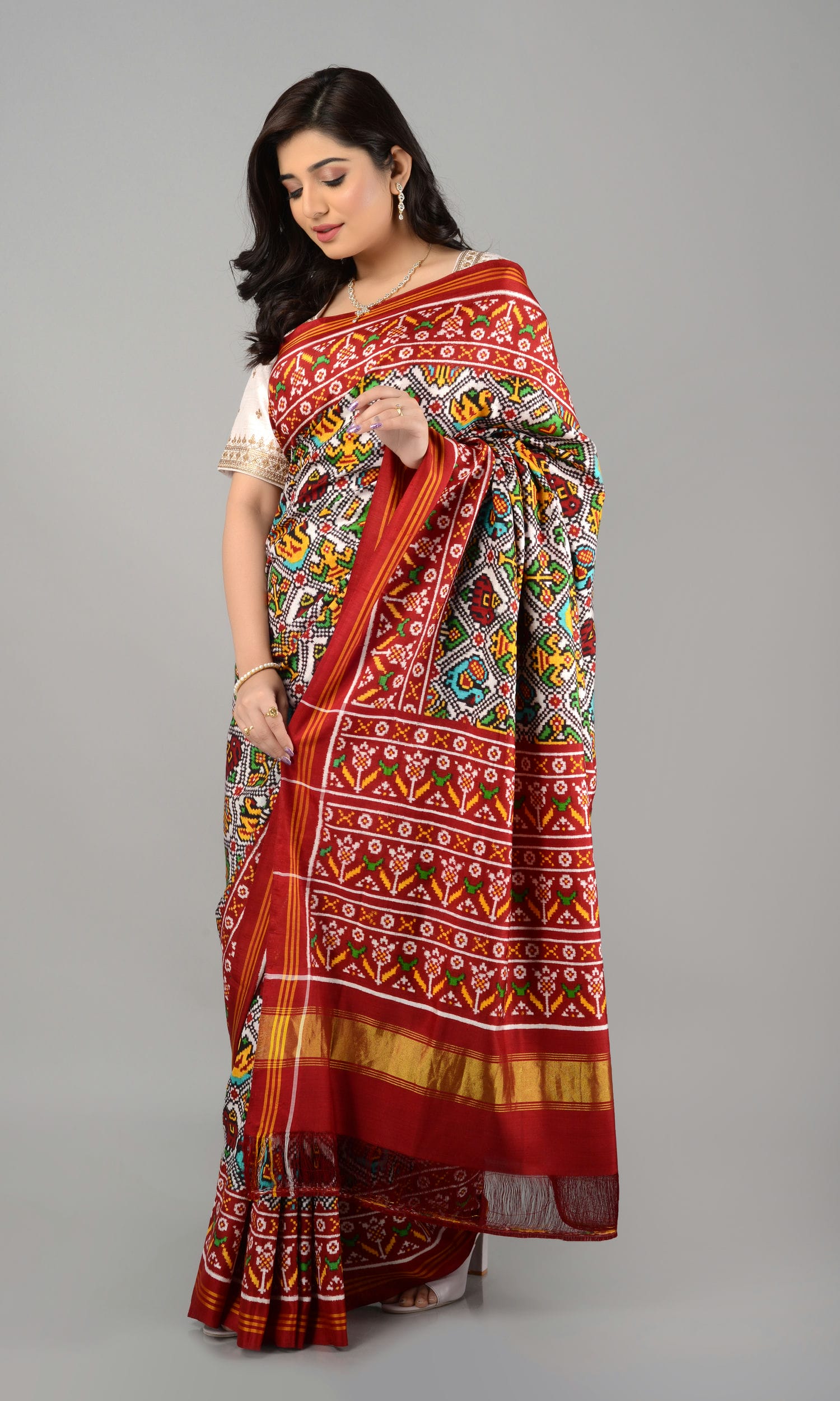 Double Ikat Patola Saree Patola Motifs