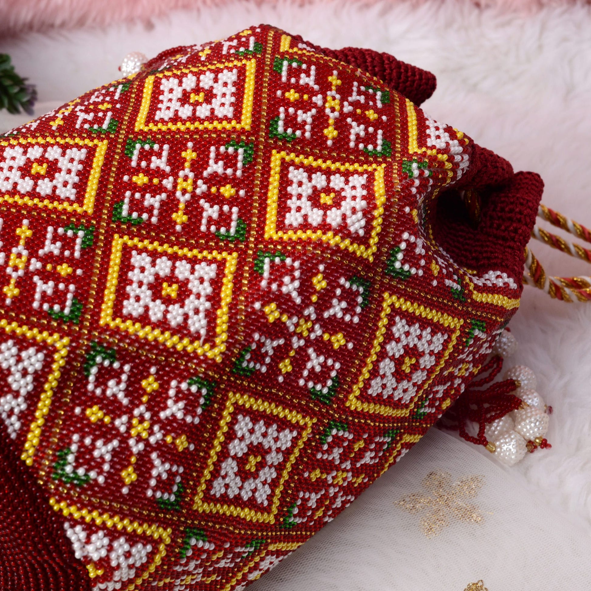 Moti Patola Beaded Batva