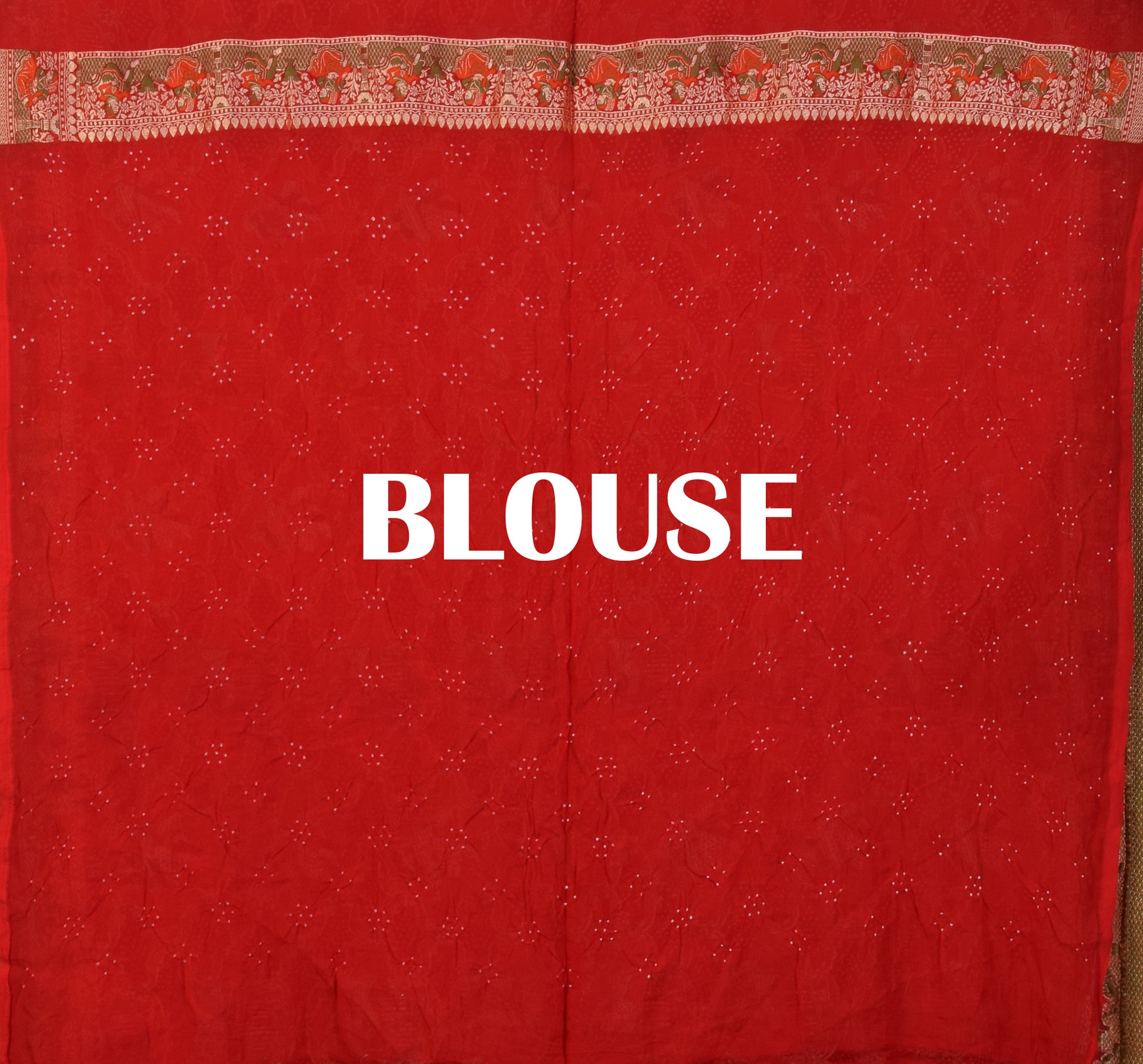 Banarasi Patola Weave Bandhani Saree