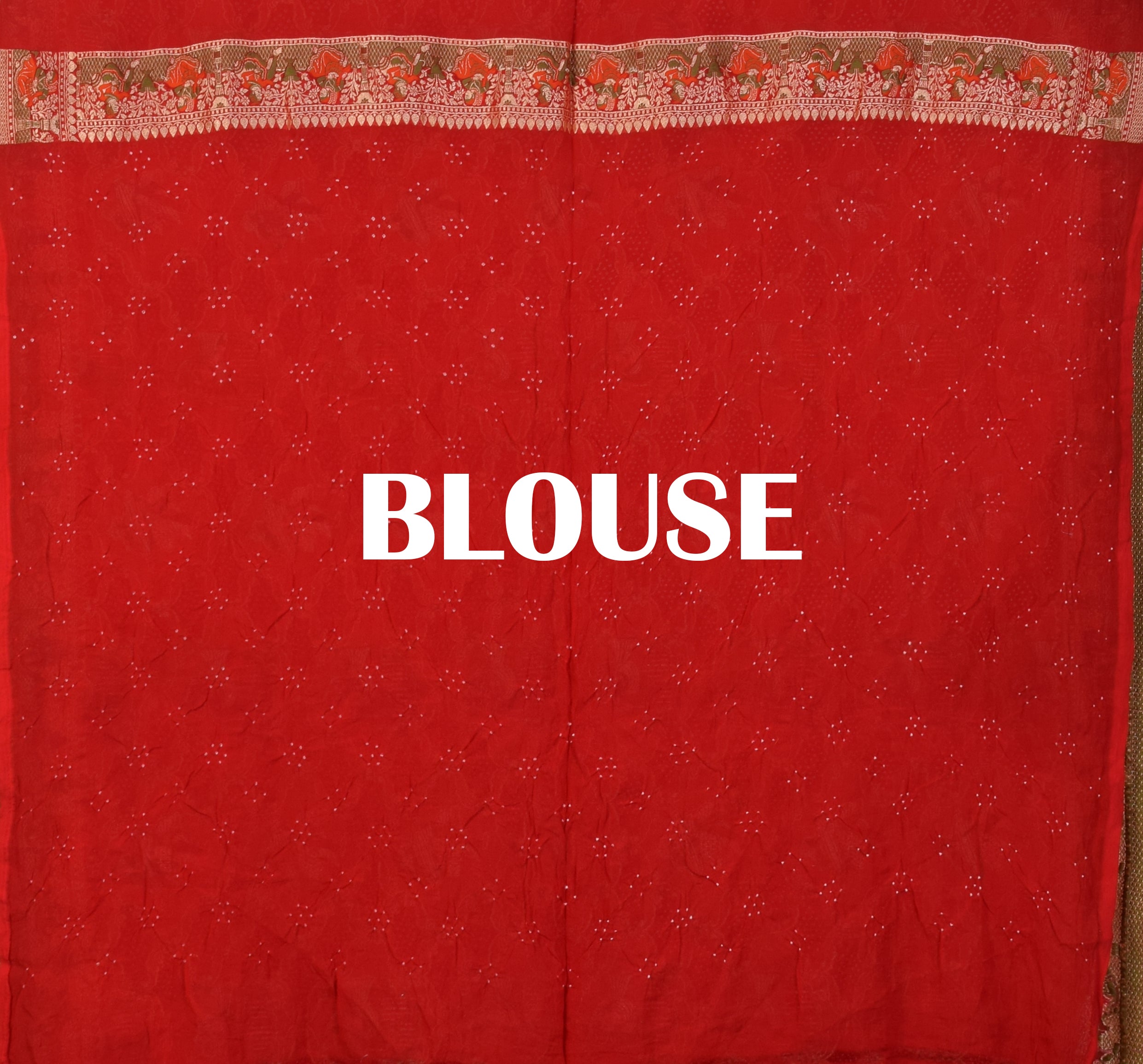 Banarasi Patola Weave Bandhani Saree