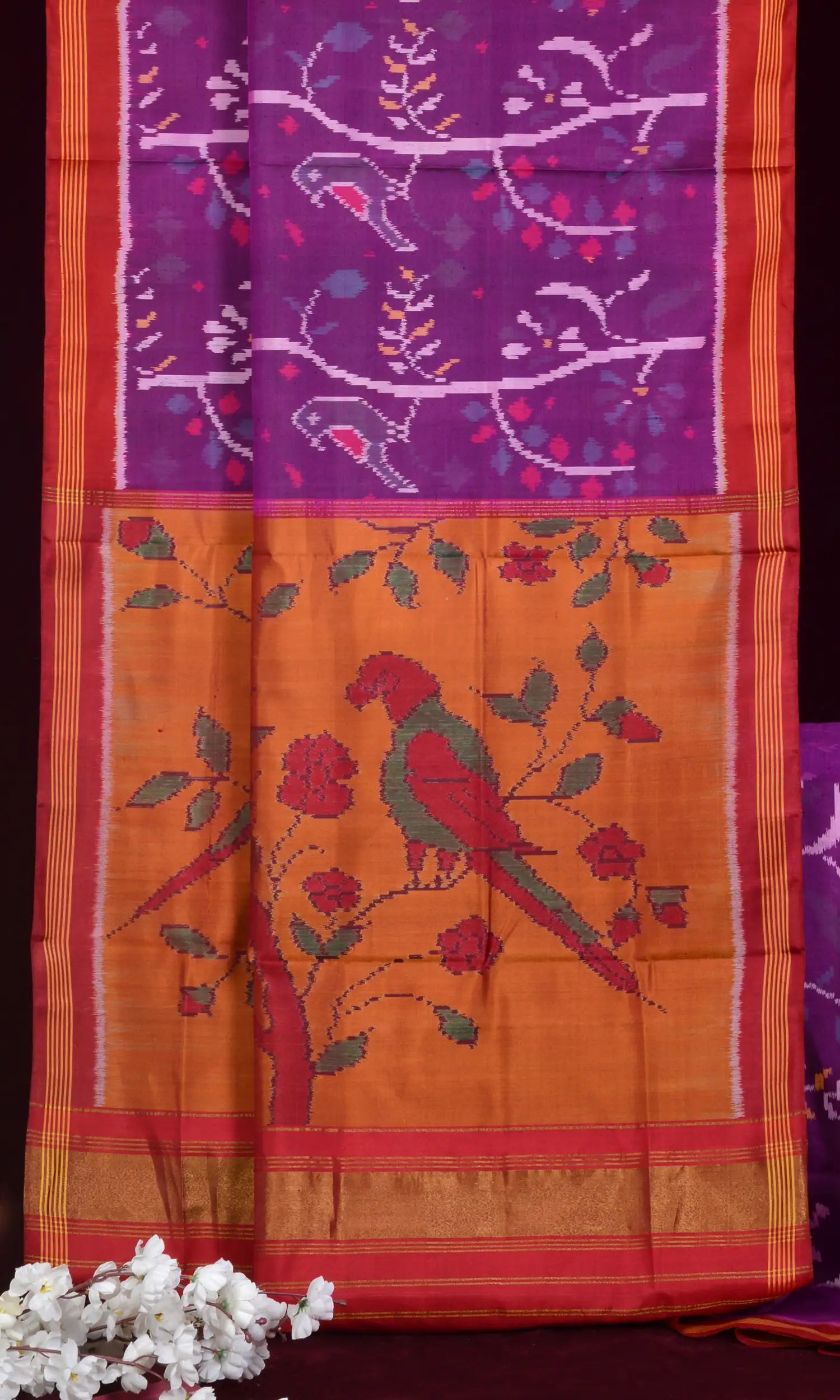 Single Ikat Patola Saree