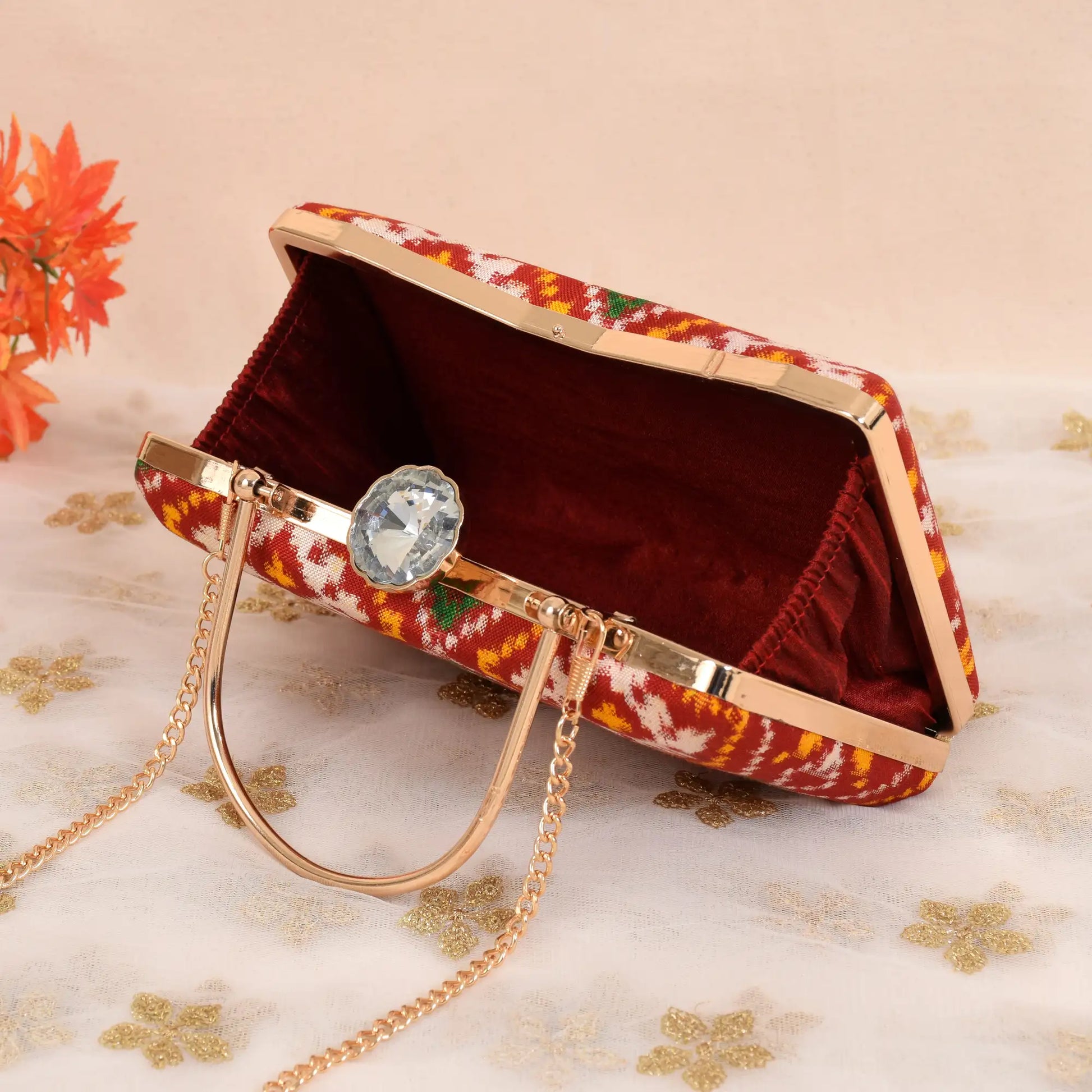Double Ikat Patola Clutch