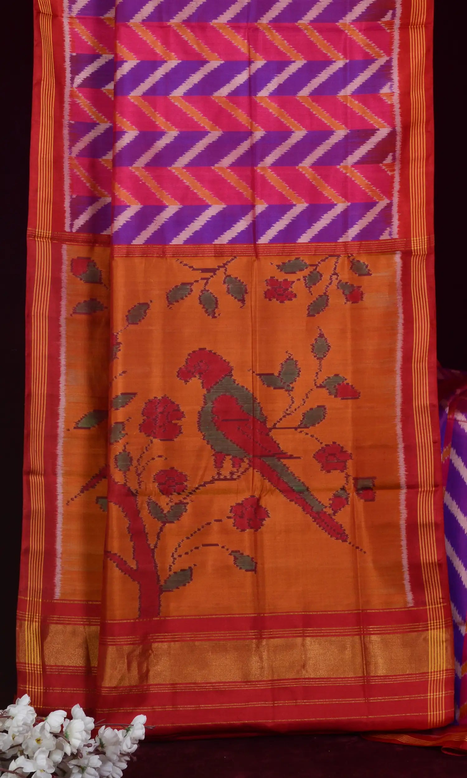 Single Ikat Patola Saree
