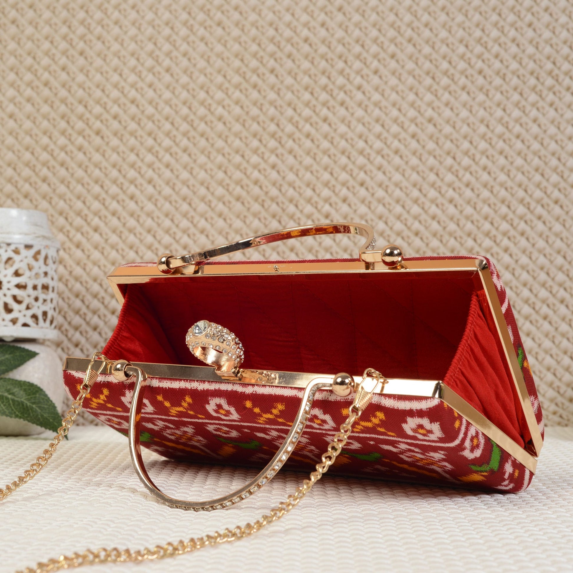 Double Ikat Patola Clutch