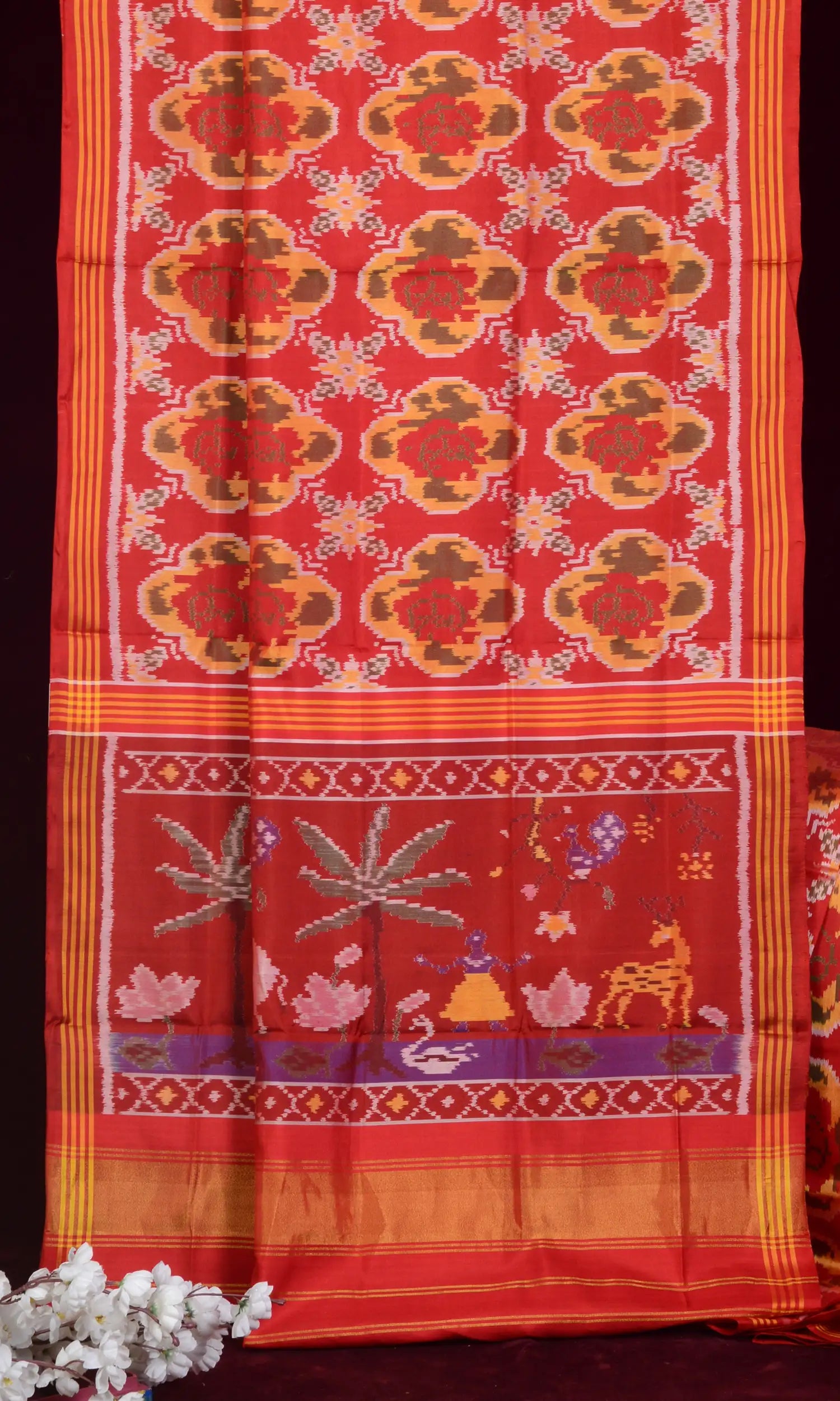 Single Ikat Patola Saree