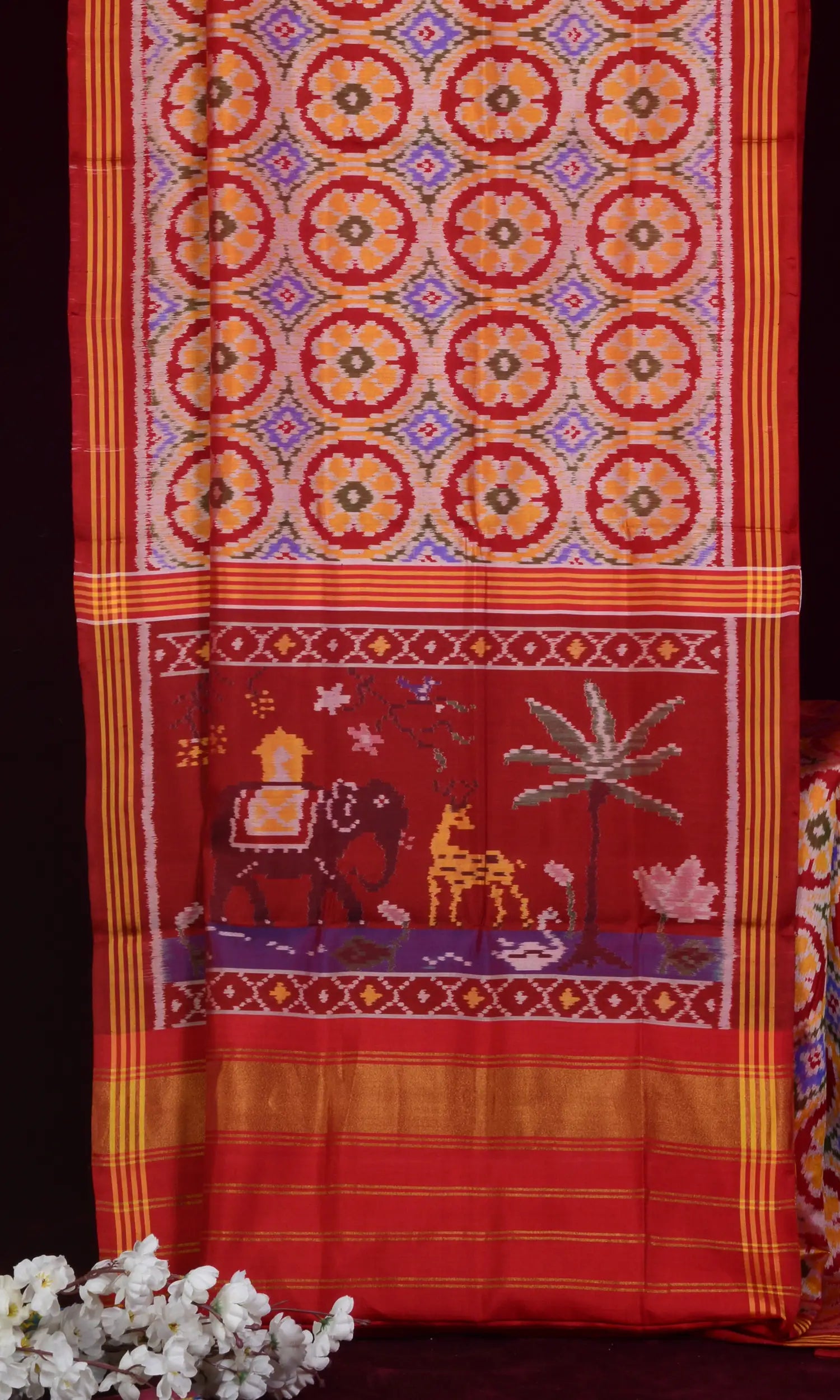 Single Ikat Patola Saree