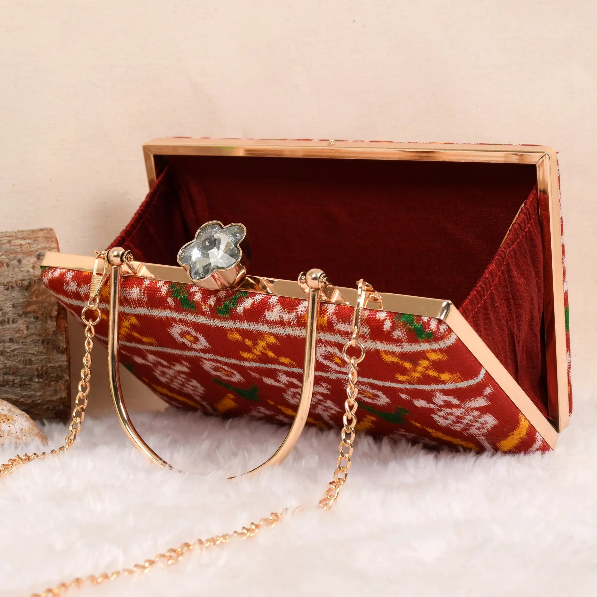 Double Ikat Patola Clutch