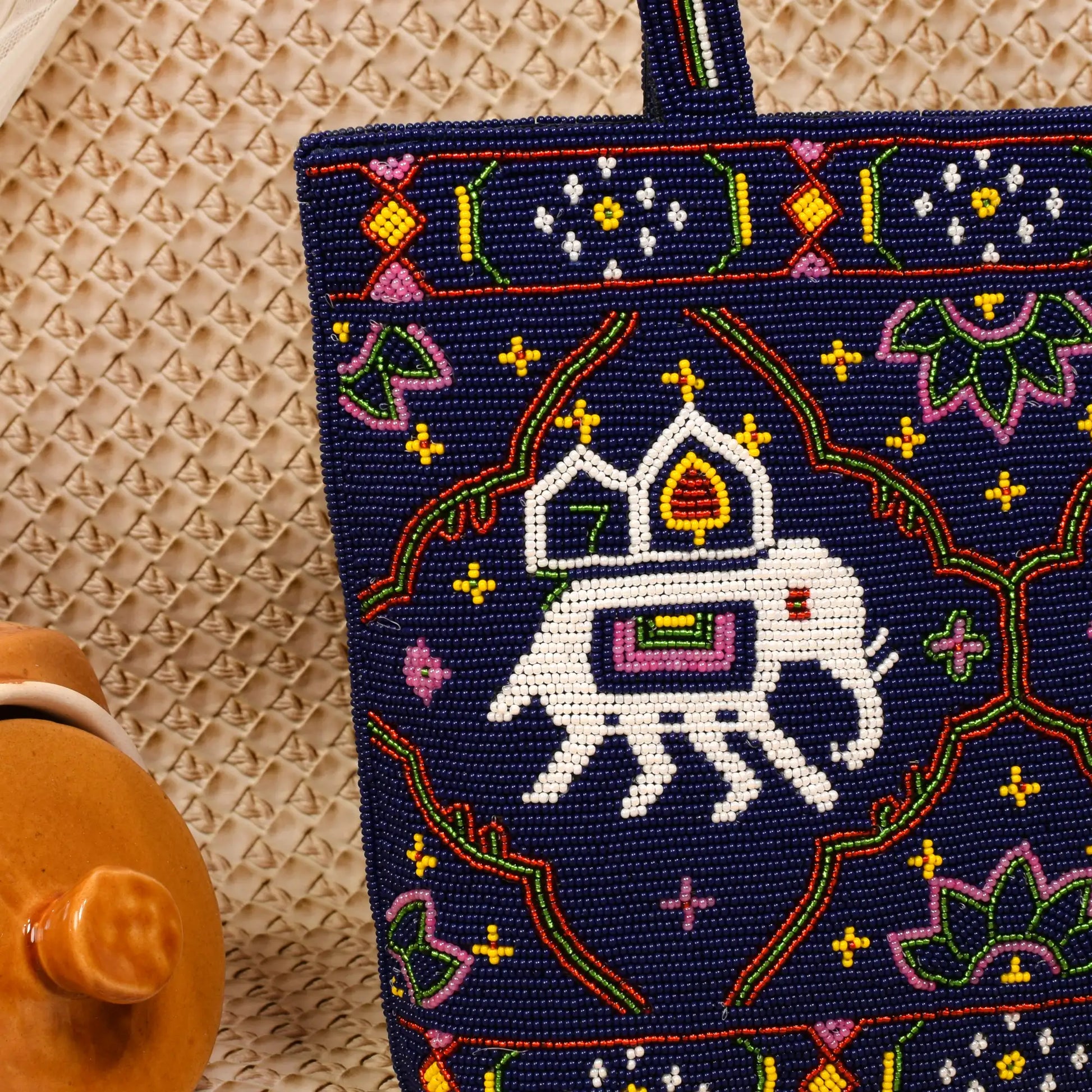 Patola Beaded Handbag