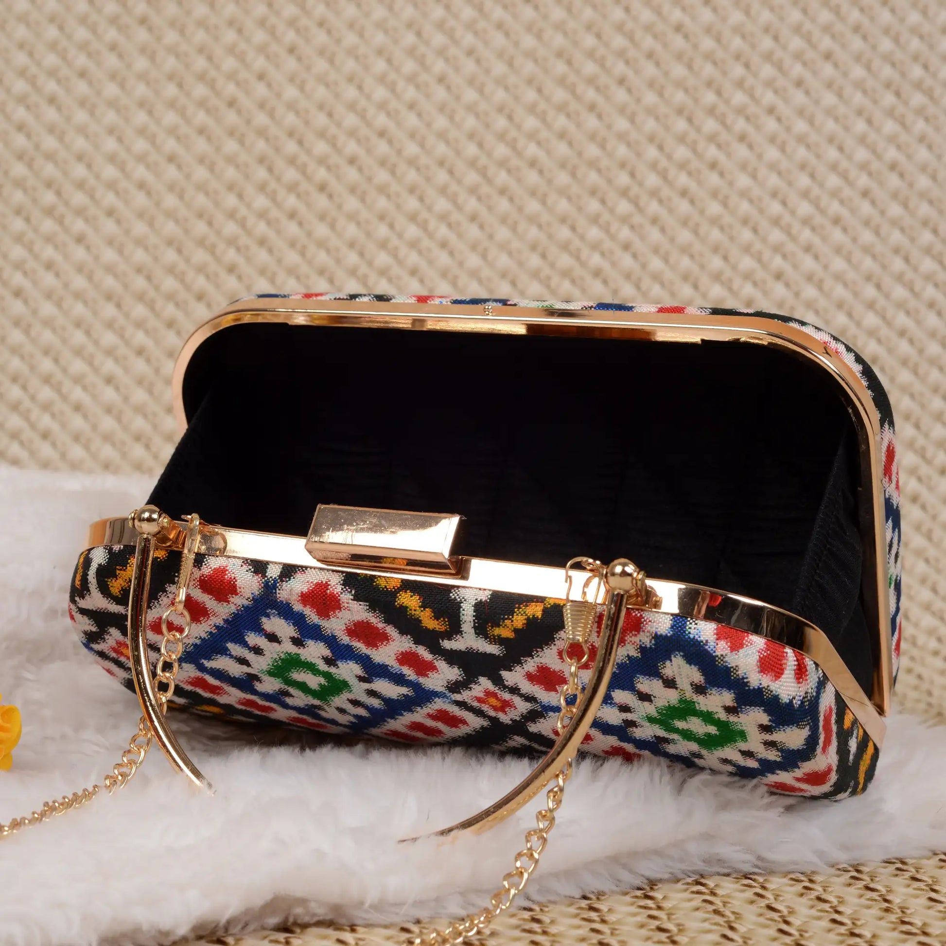 Double Ikat Patola Clutch