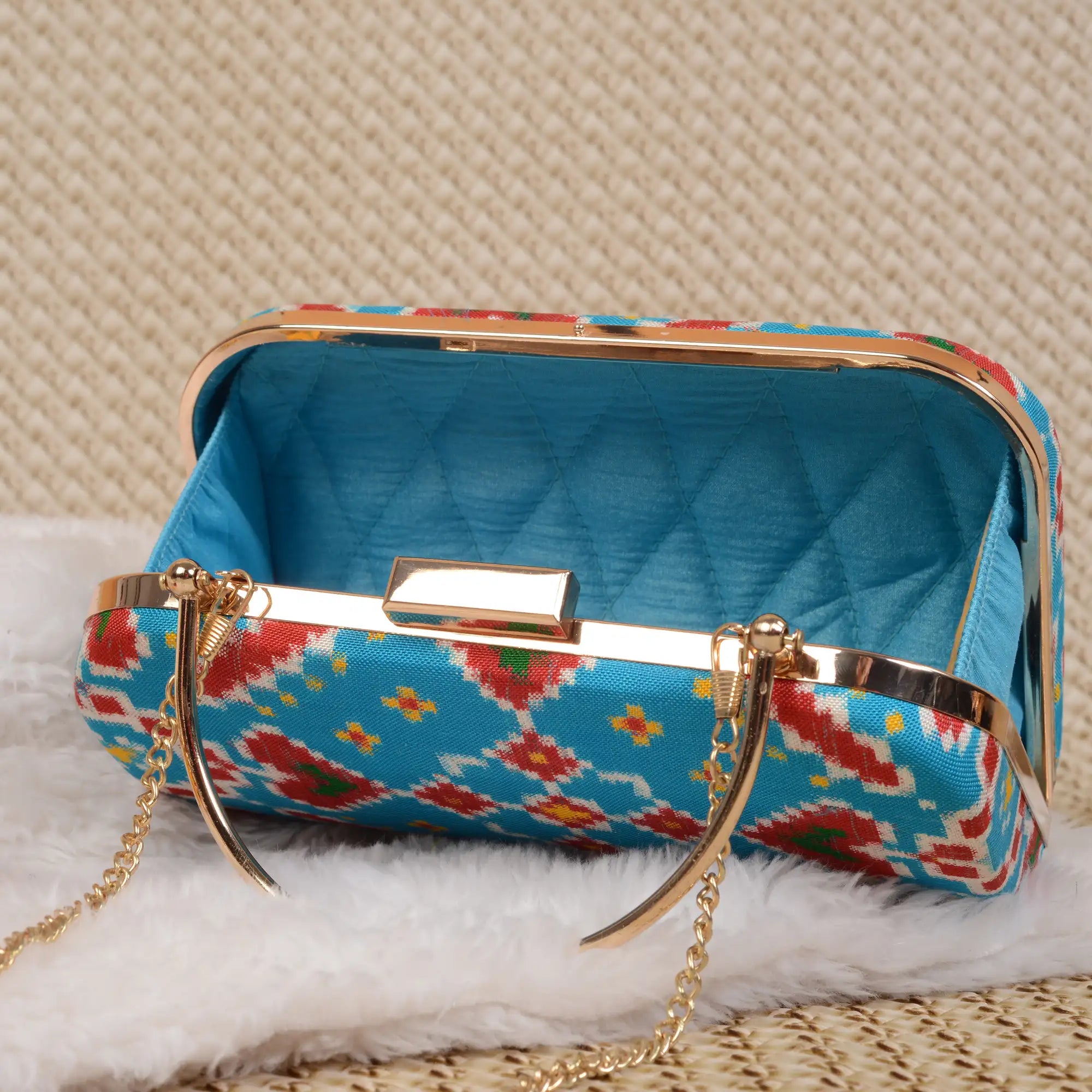 Double Ikat Patola Clutch