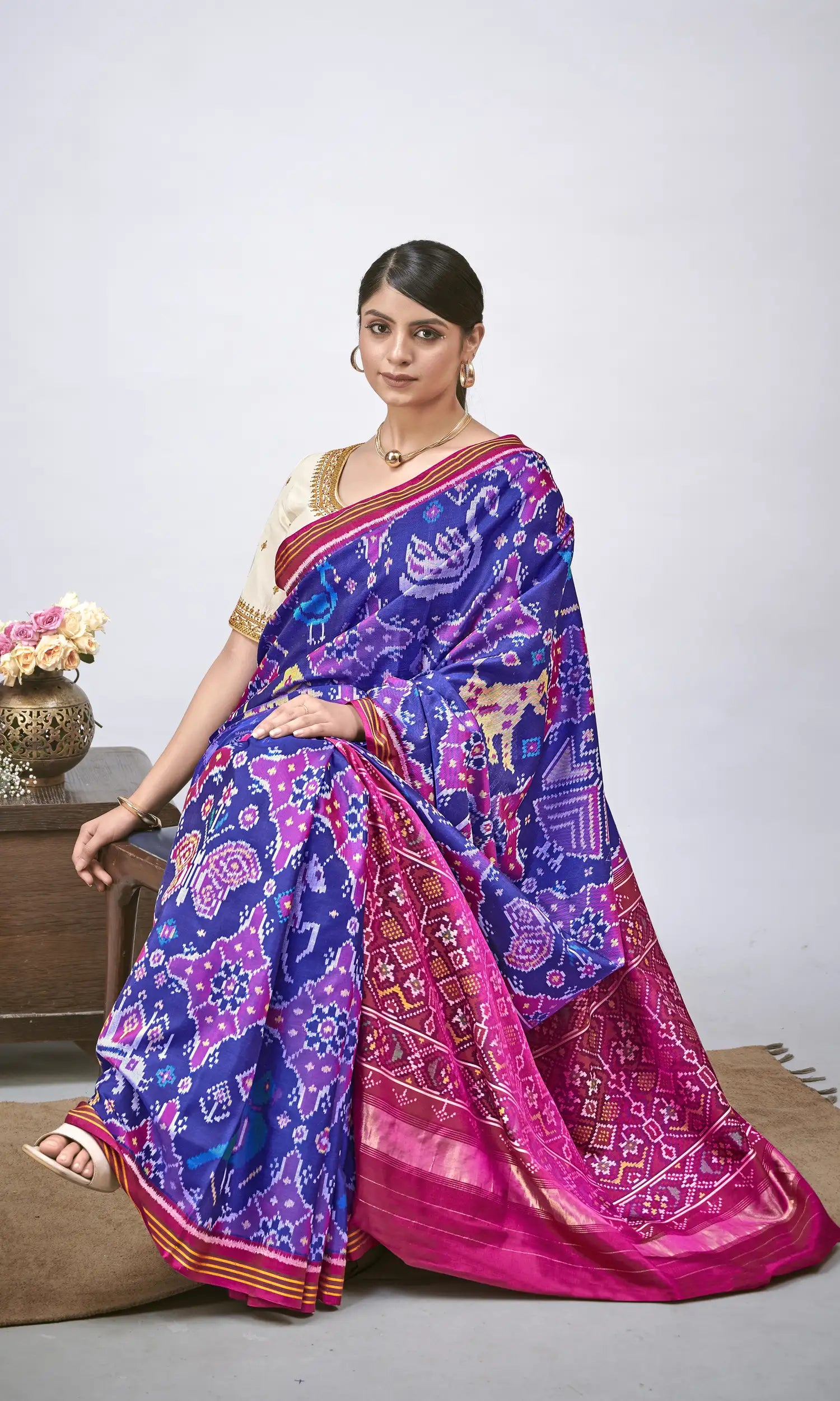 Single Ikat Patola Saree