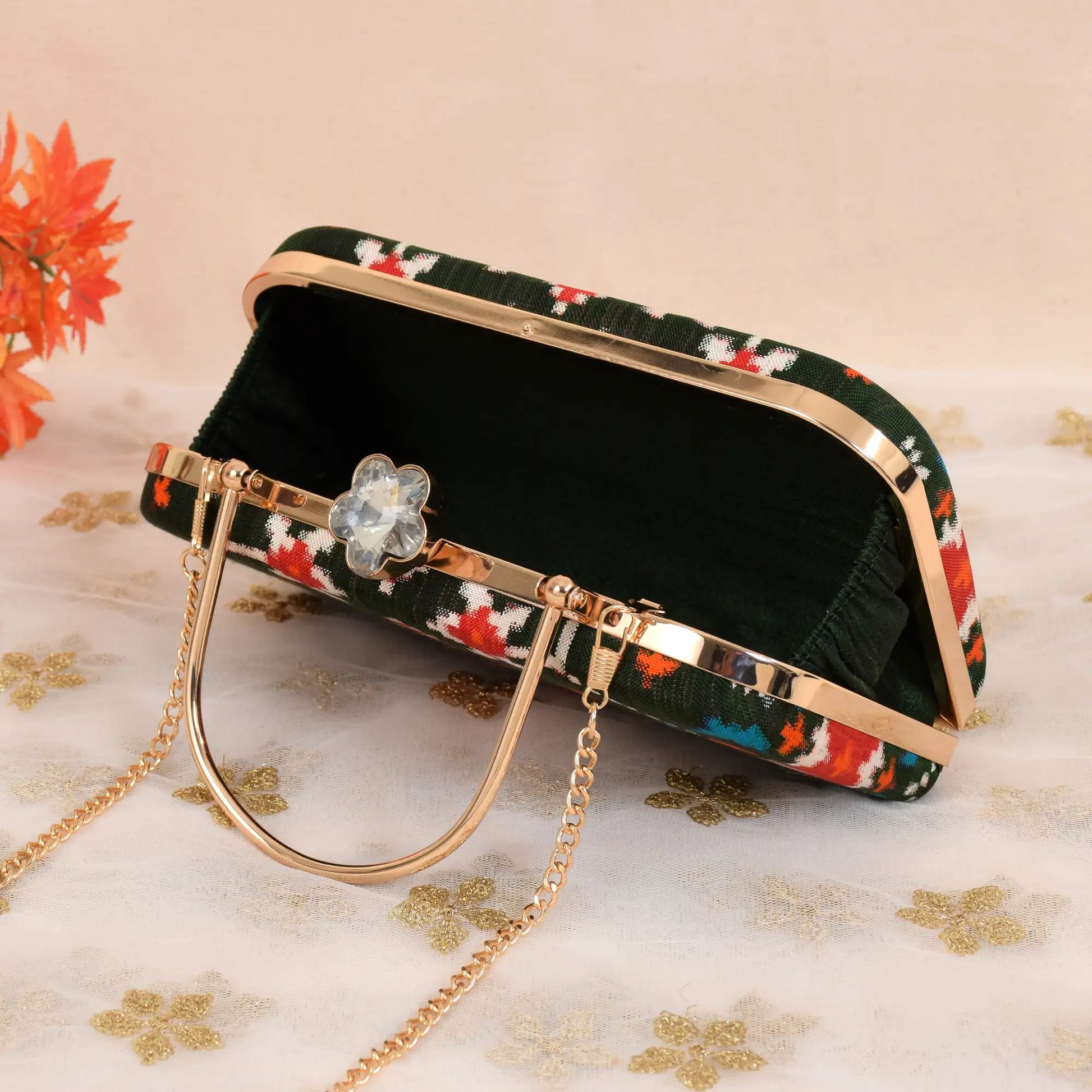 Double Ikat Patola Clutch