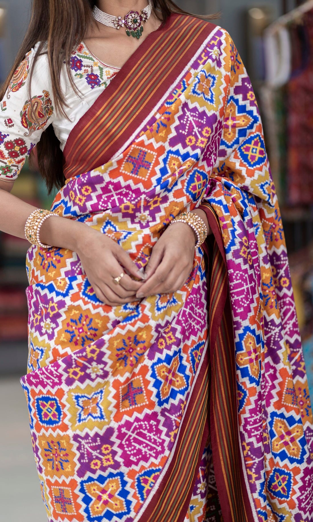 Double Ikat Patola Saree