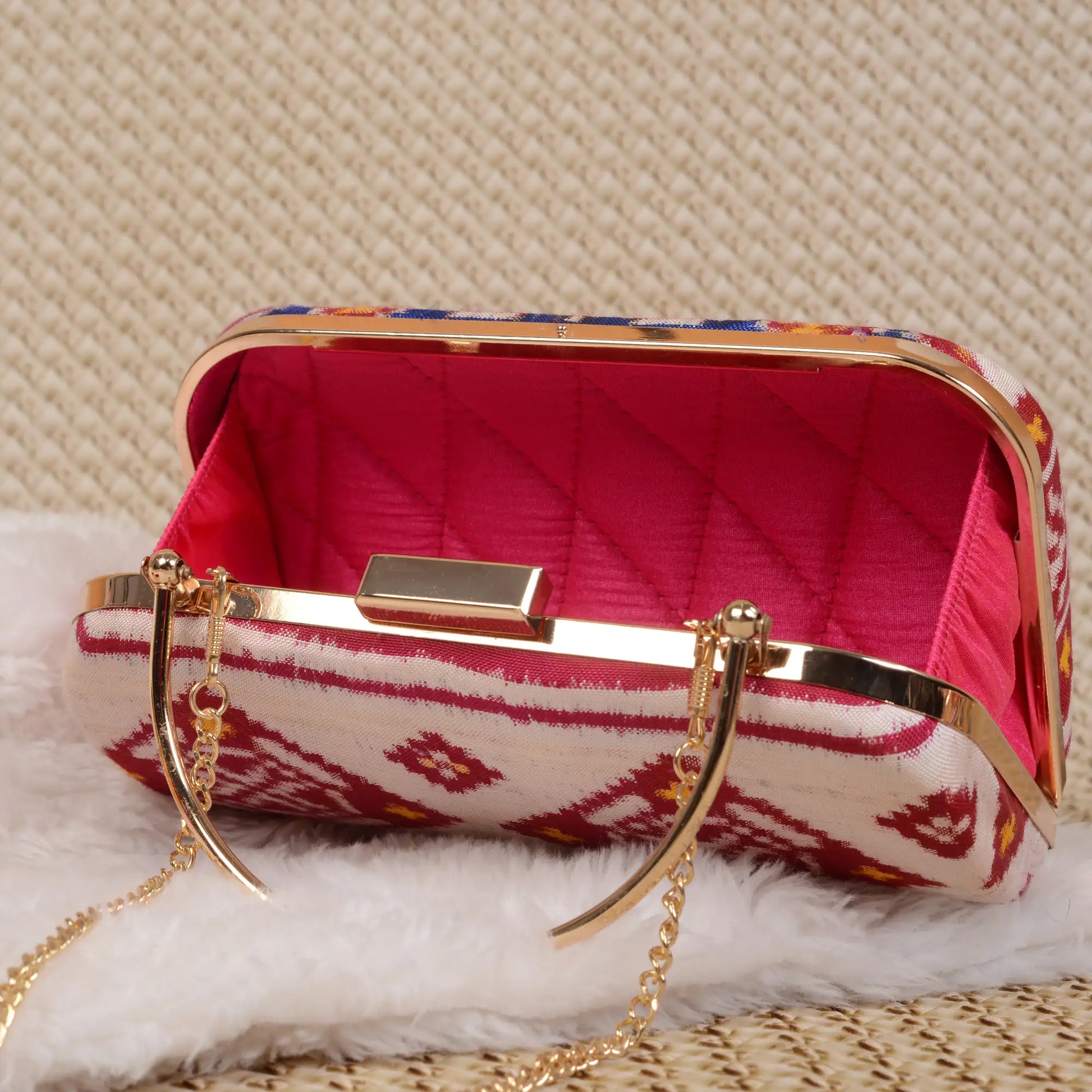 Double Ikat Patola Clutch