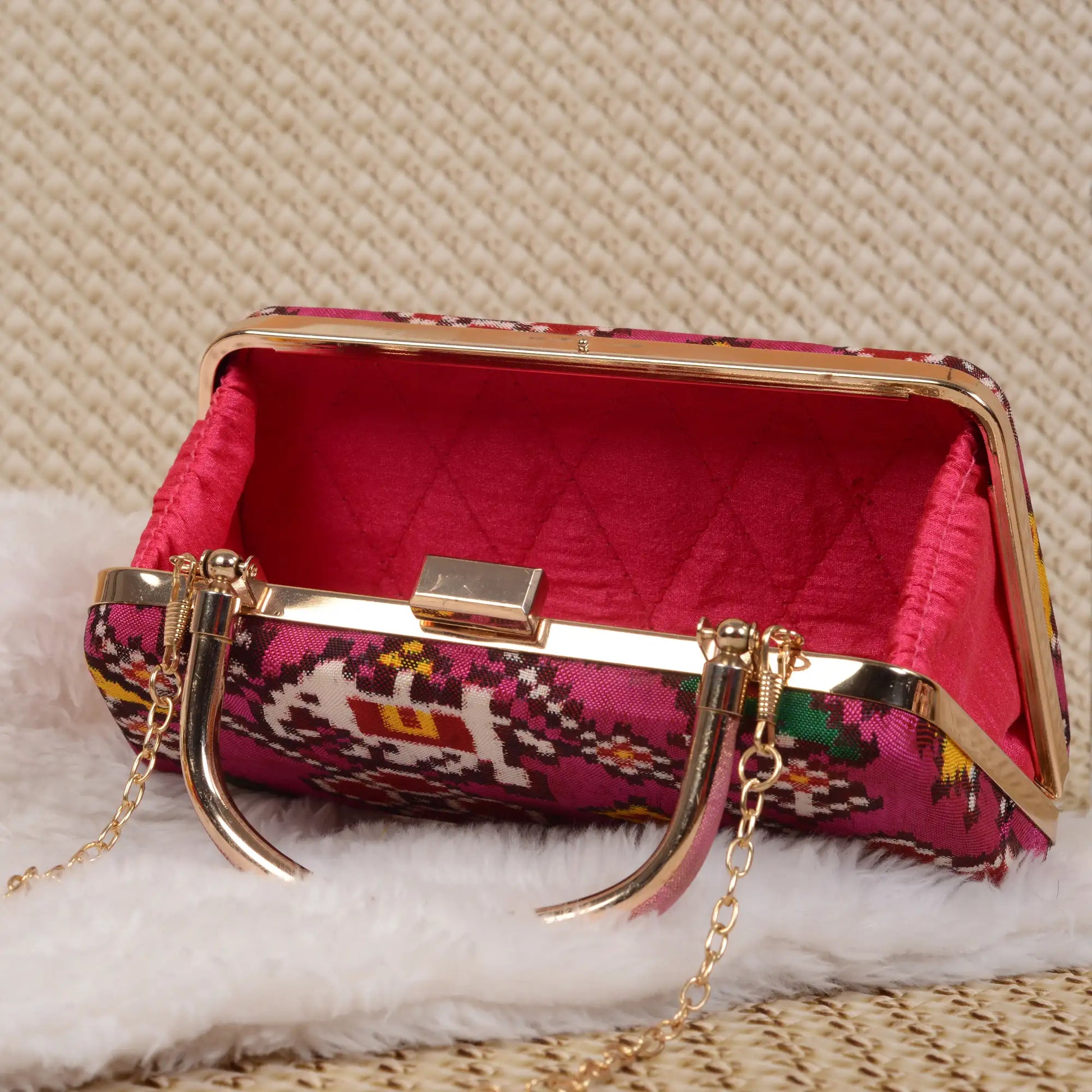 Double Ikat Patola Clutch