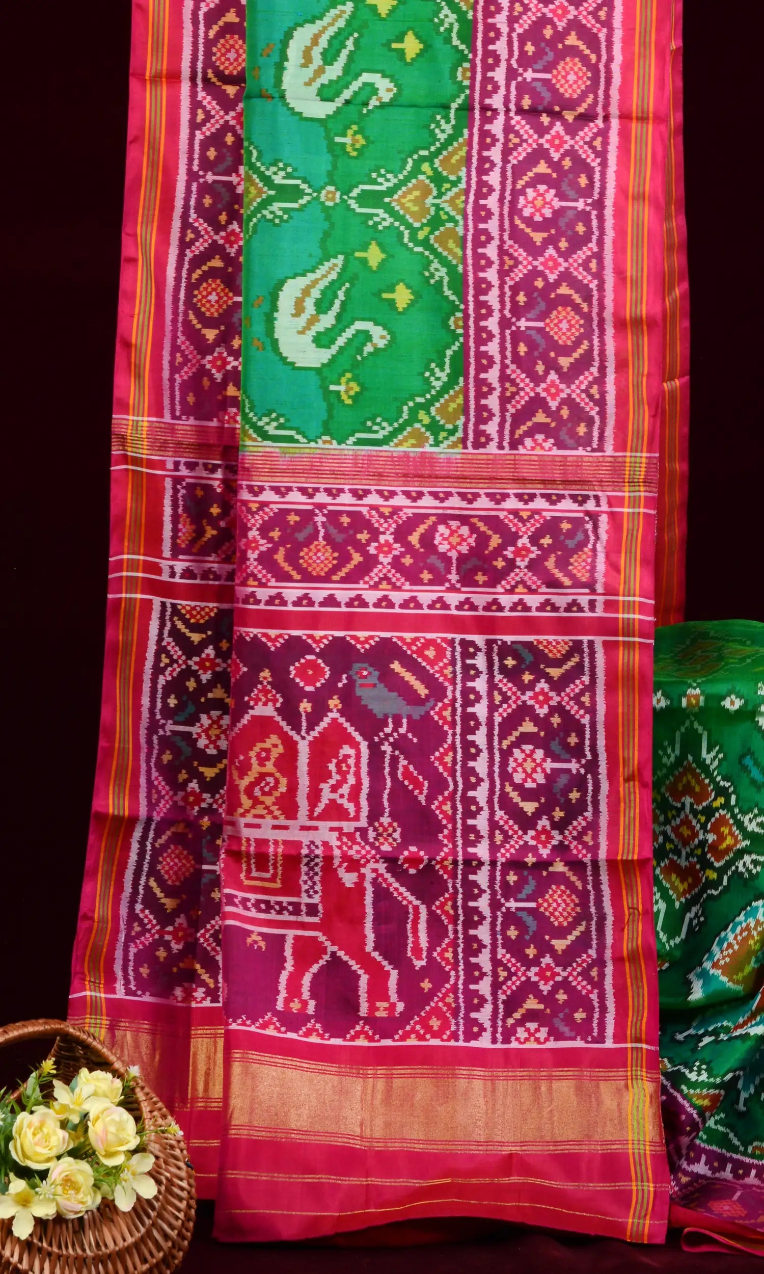Single Ikat Patola Saree